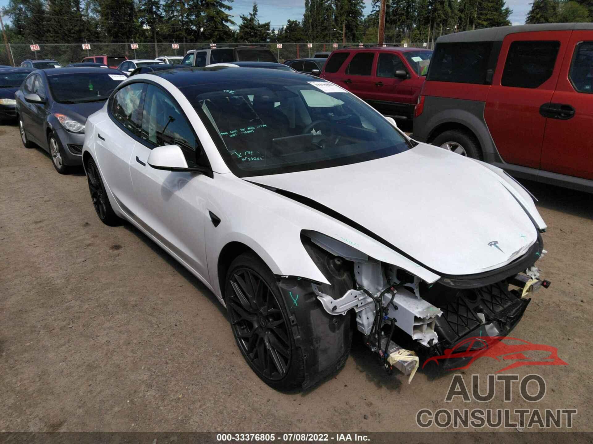 TESLA MODEL 3 2021 - 5YJ3E1EC3MF996893