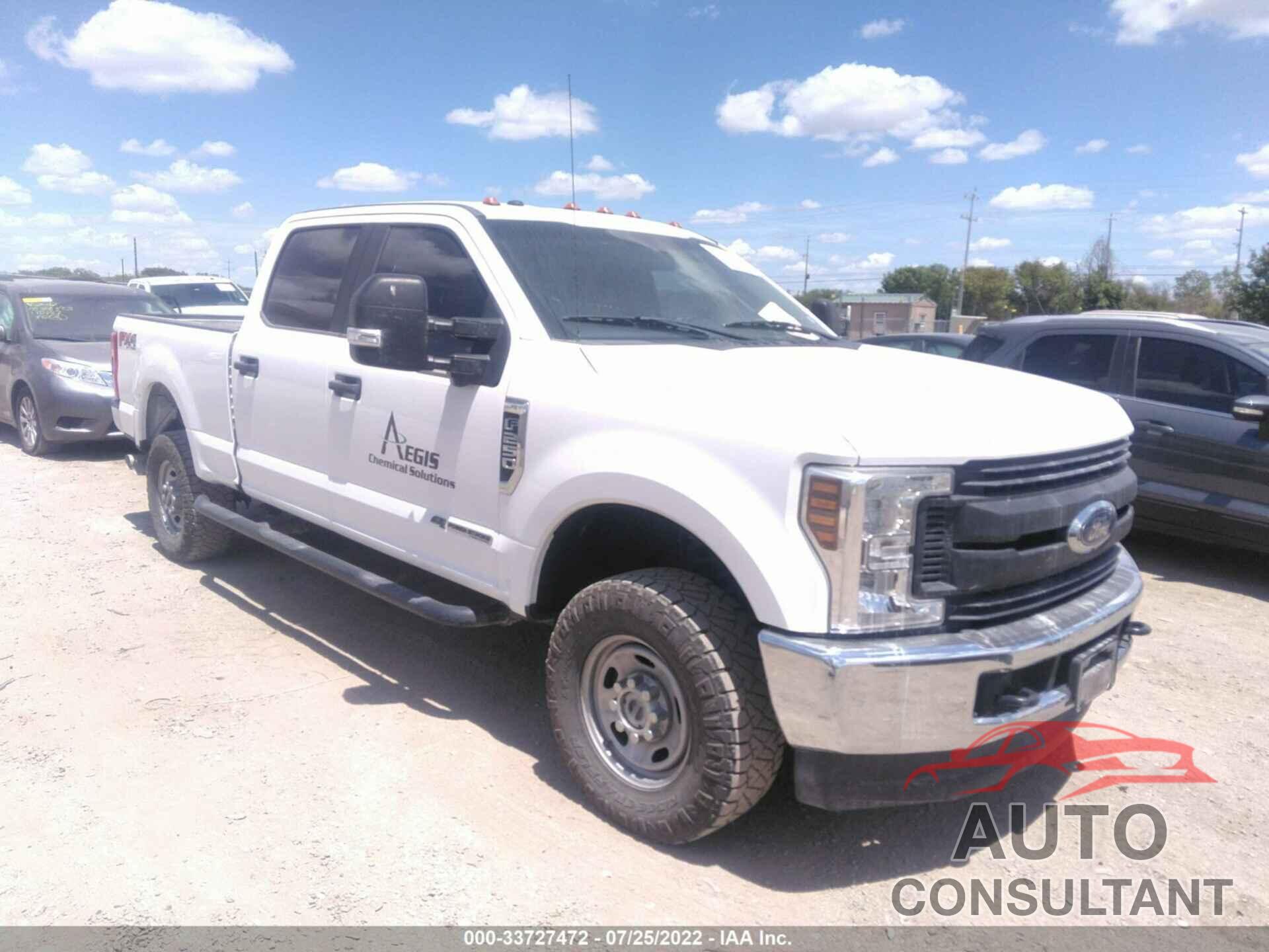 FORD SUPER DUTY F-250 SRW 2019 - 1FT7W2BT7KEC13419