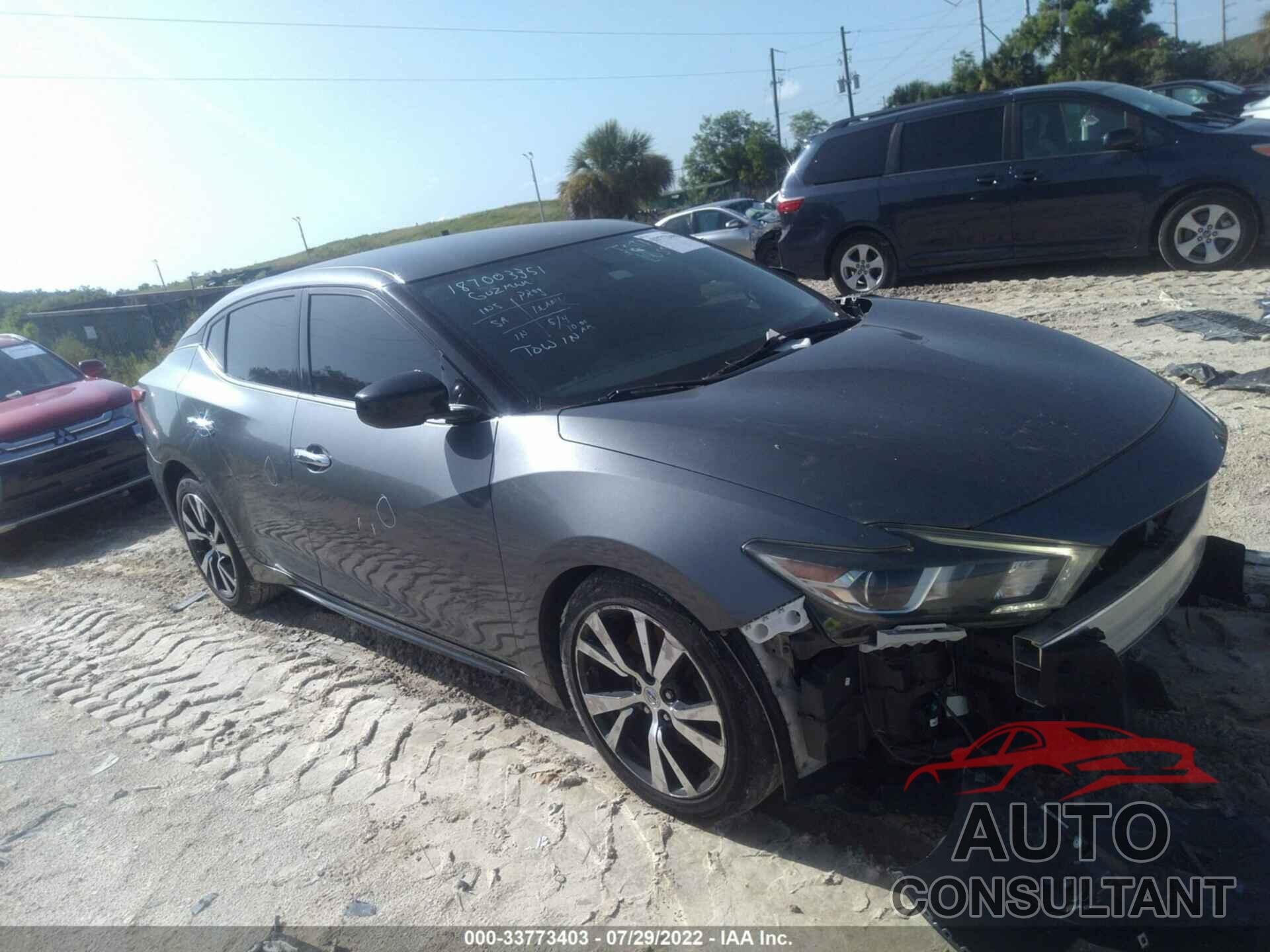 NISSAN MAXIMA 2017 - 1N4AA6APXHC370775