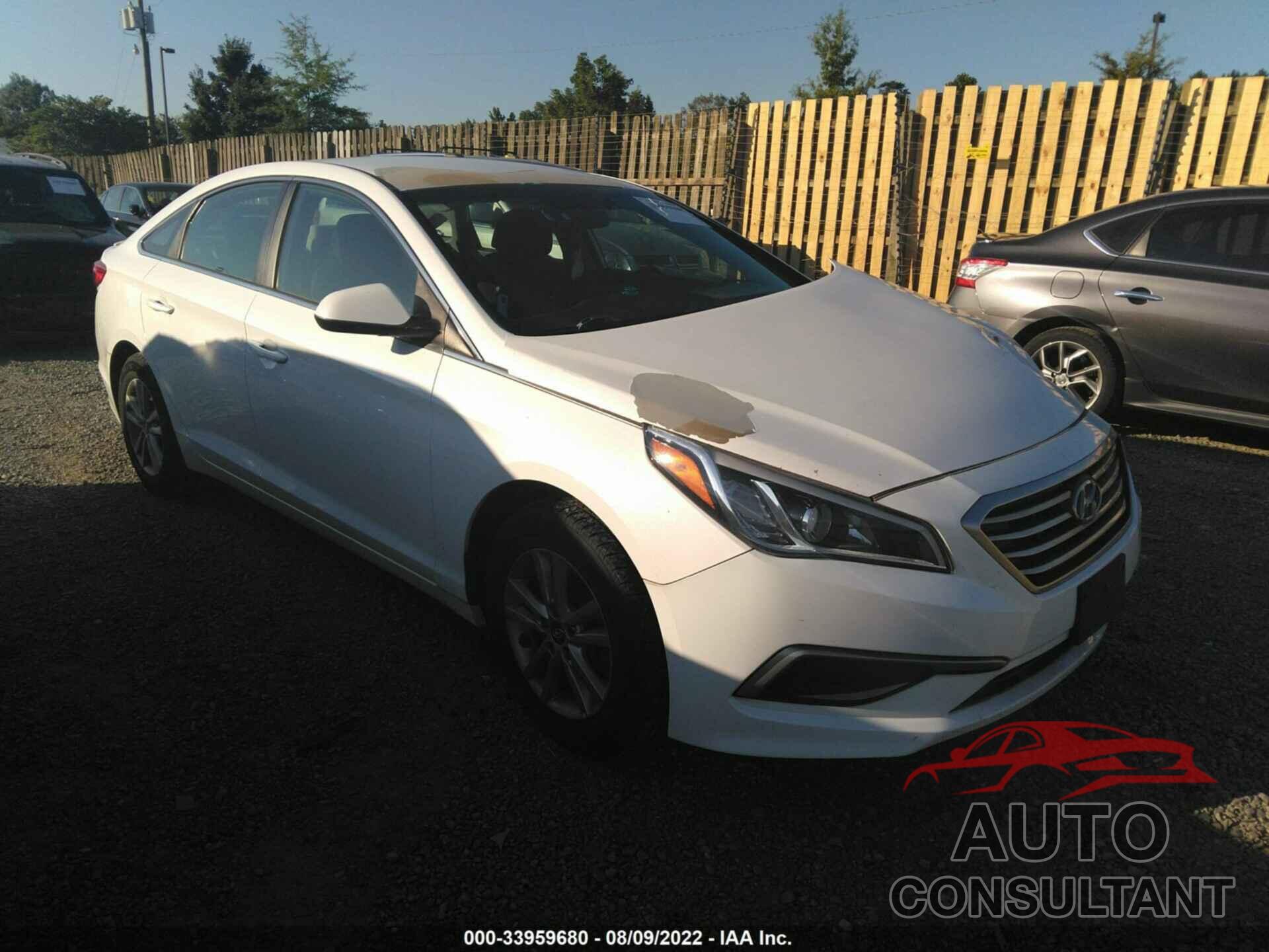 HYUNDAI SONATA 2017 - 5NPE24AF2HH504591