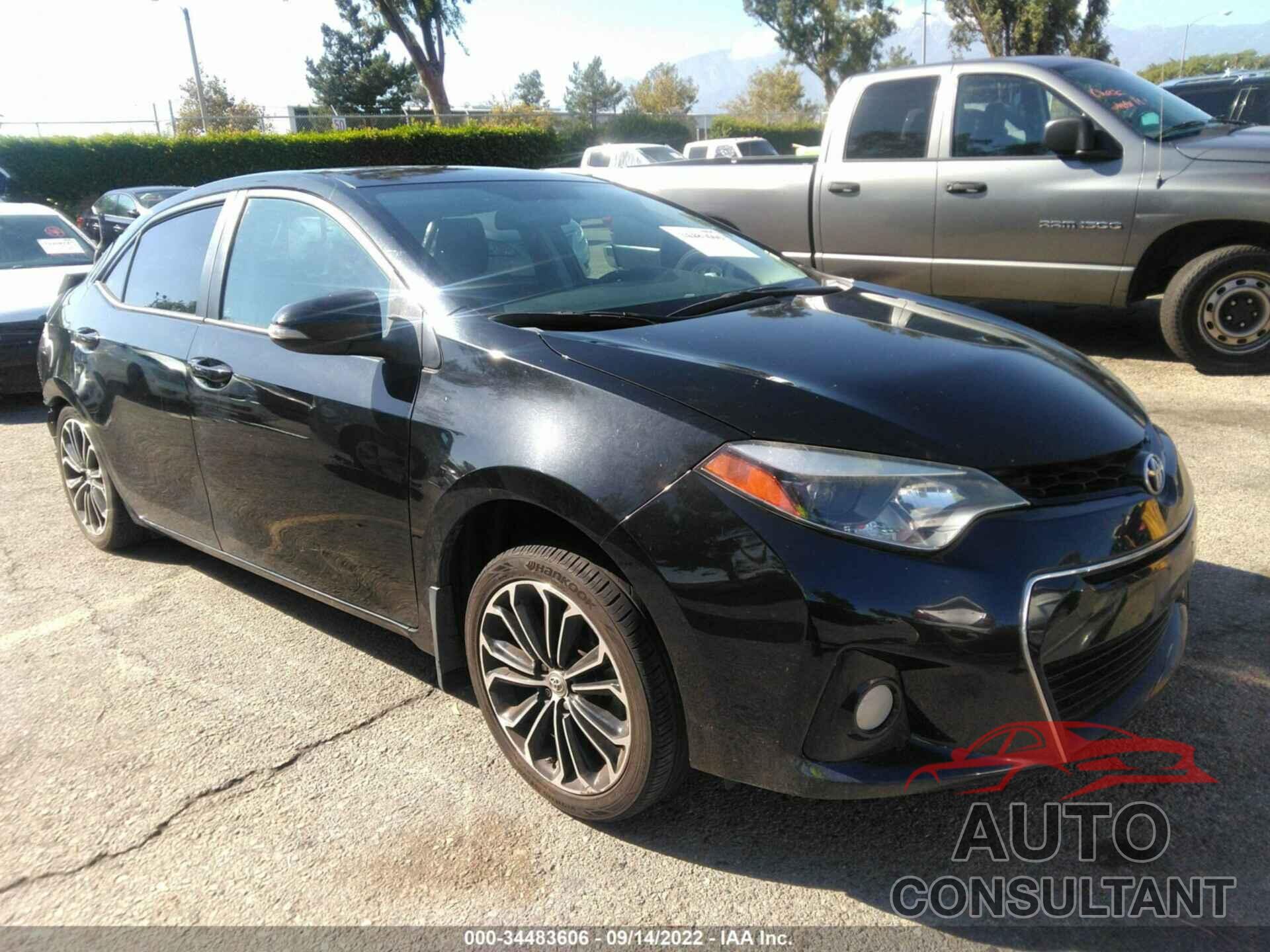 TOYOTA COROLLA 2016 - 5YFBURHE9GP406876