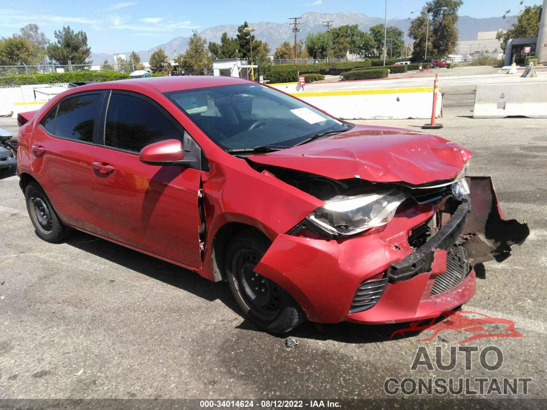 TOYOTA COROLLA 2016 - 2T1BURHE0GC590847