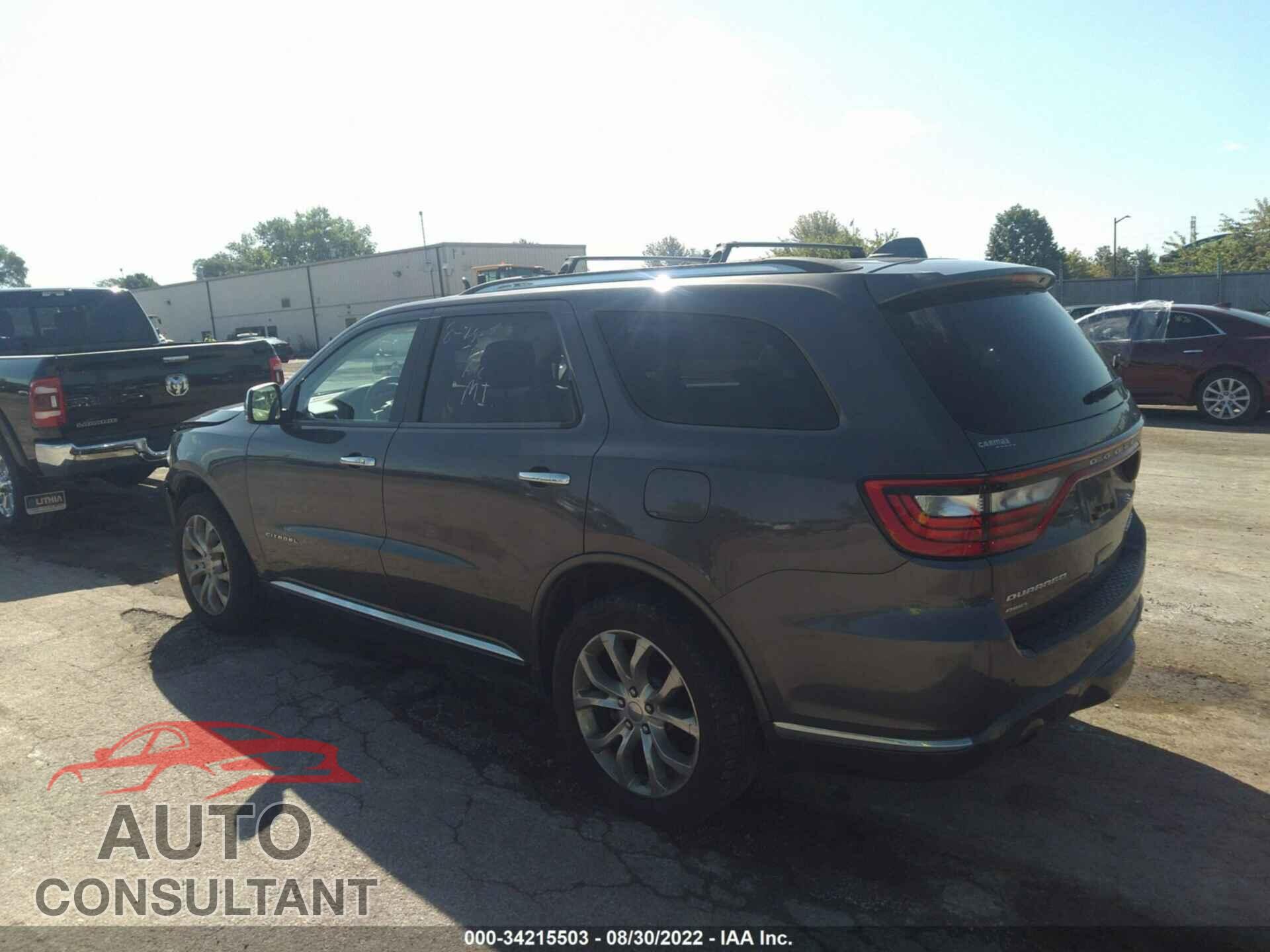 DODGE DURANGO 2017 - 1C4SDJET8HC753291