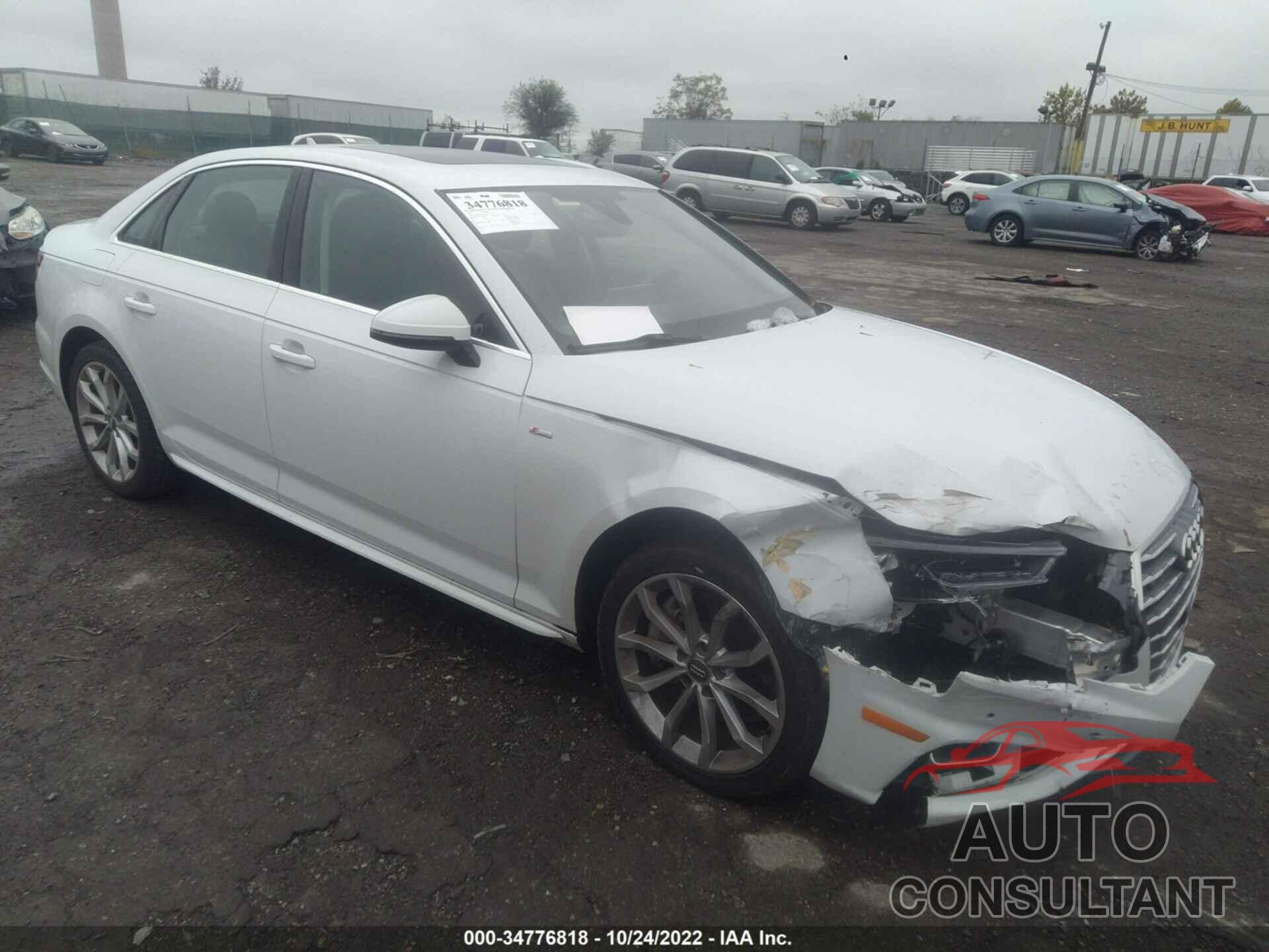 AUDI A4 2019 - WAUENAF43KN011570