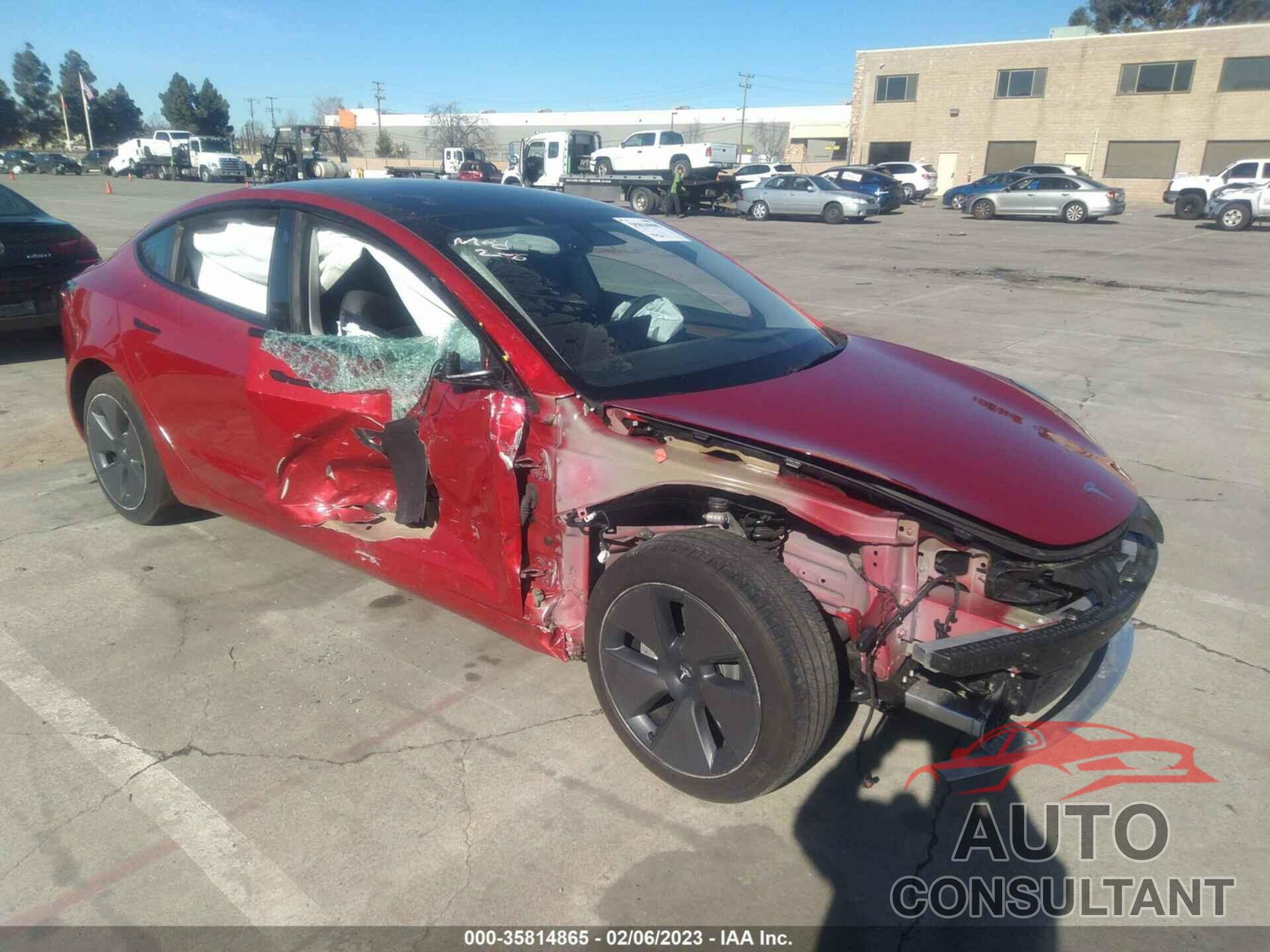 TESLA MODEL 3 2022 - 5YJ3E1EA2NF148326