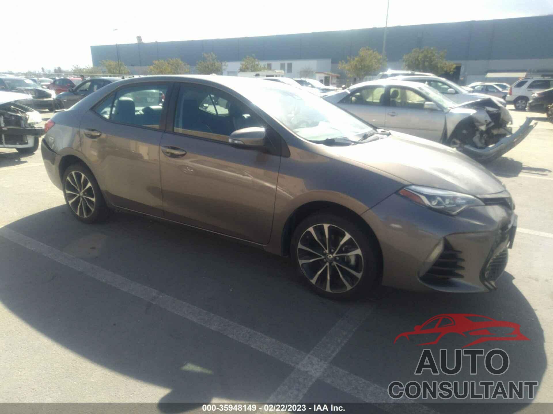 TOYOTA COROLLA 2018 - 5YFBURHE1JP819625