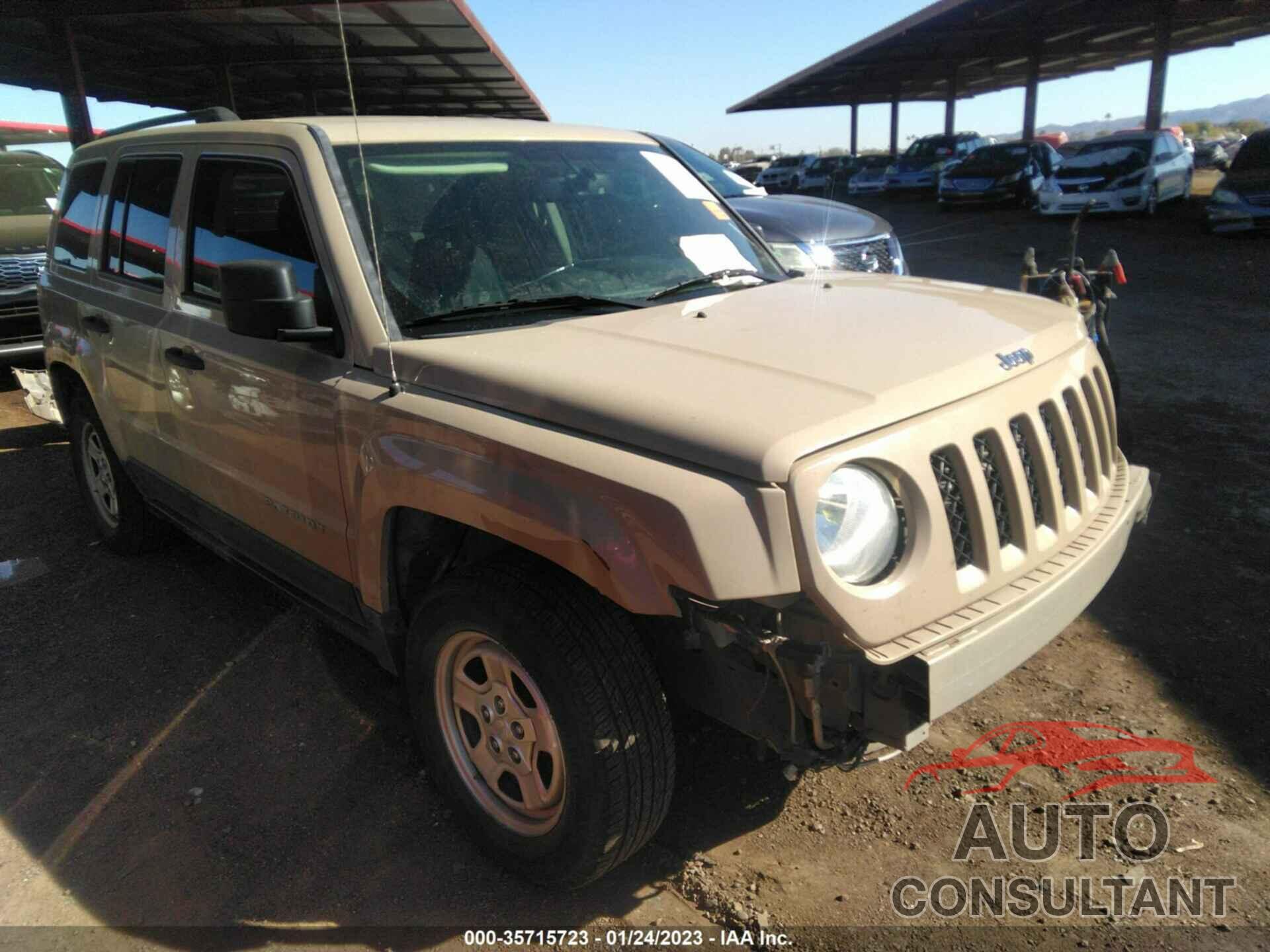 JEEP PATRIOT 2016 - 1C4NJPBA3GD754580