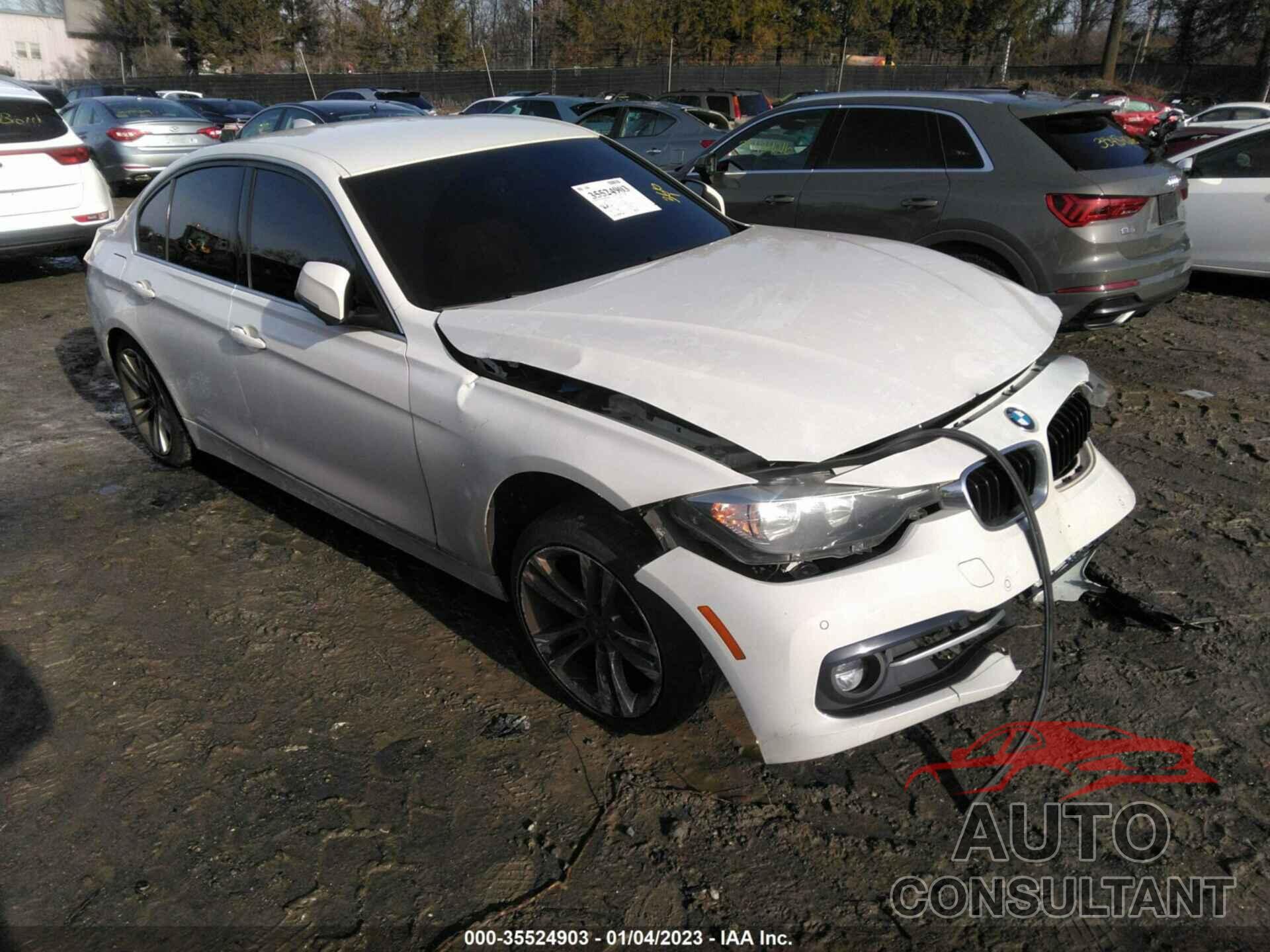 BMW 3 SERIES 2017 - WBA8B9G39HNU56625