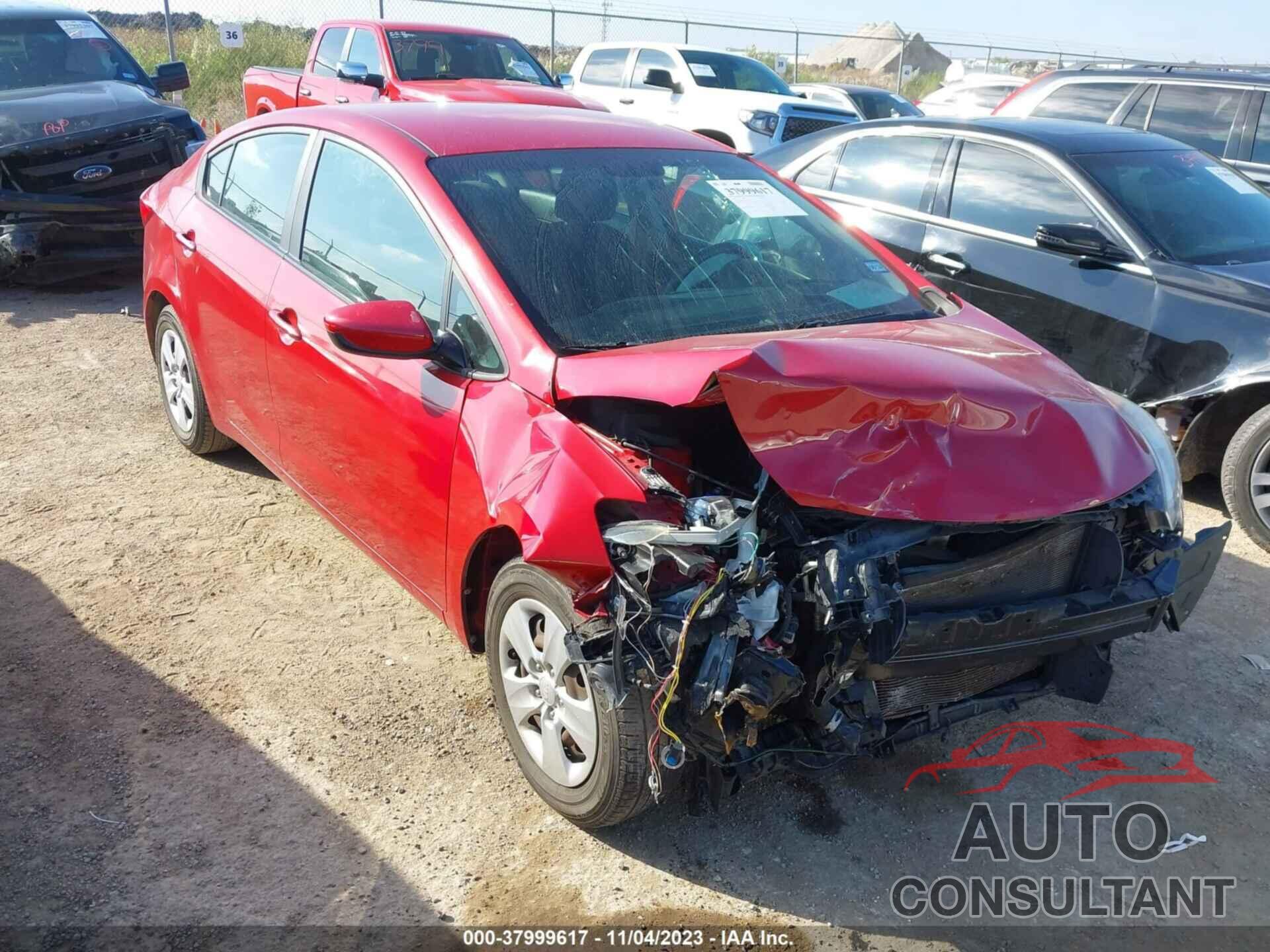 KIA FORTE 2016 - KNAFK4A61G5607680