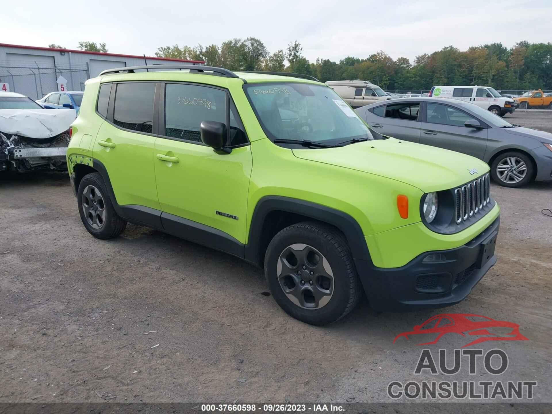 JEEP RENEGADE 2017 - ZACCJAAB8HPF03040