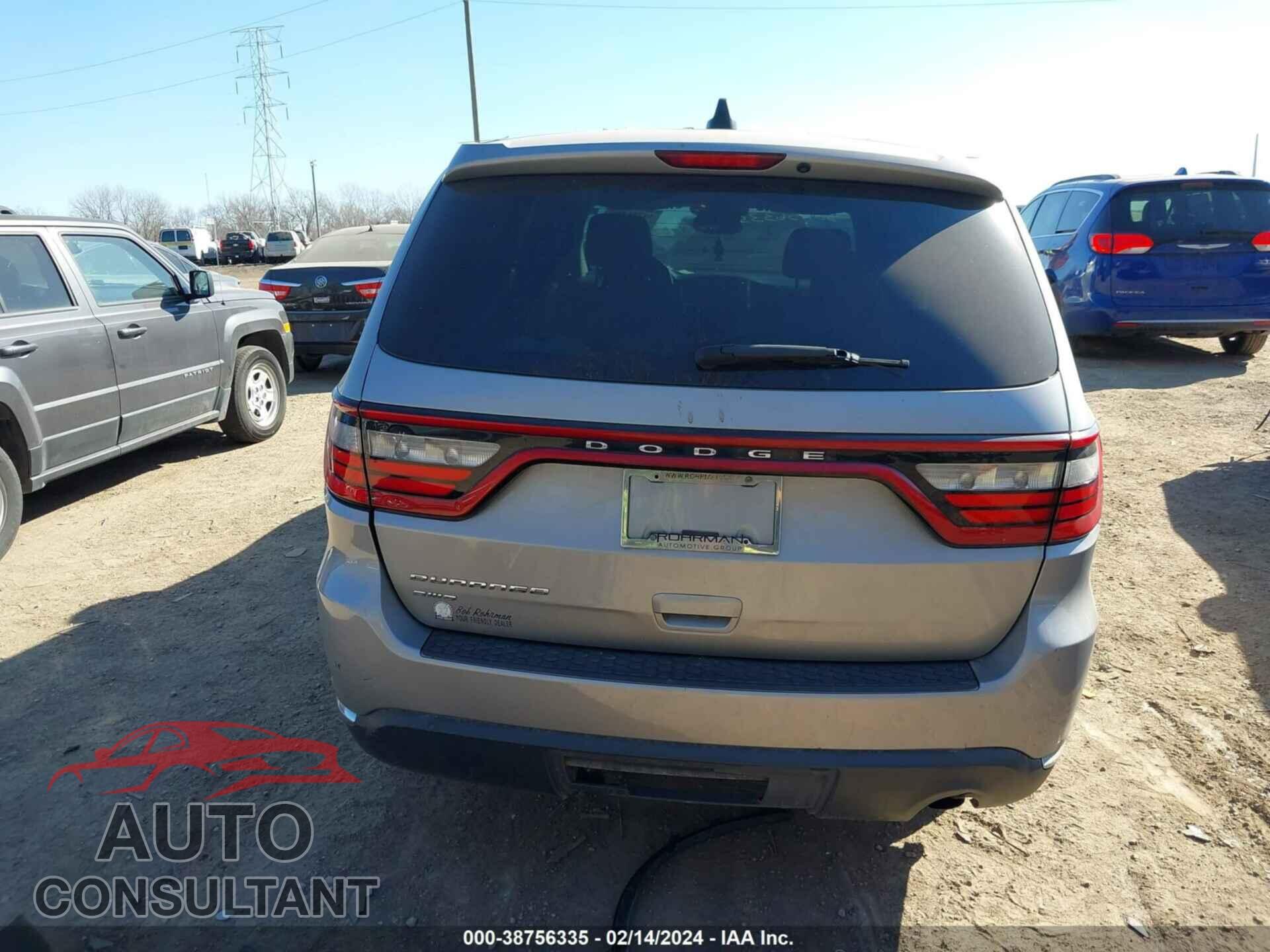 DODGE DURANGO 2017 - 1C4RDJAG3HC651288