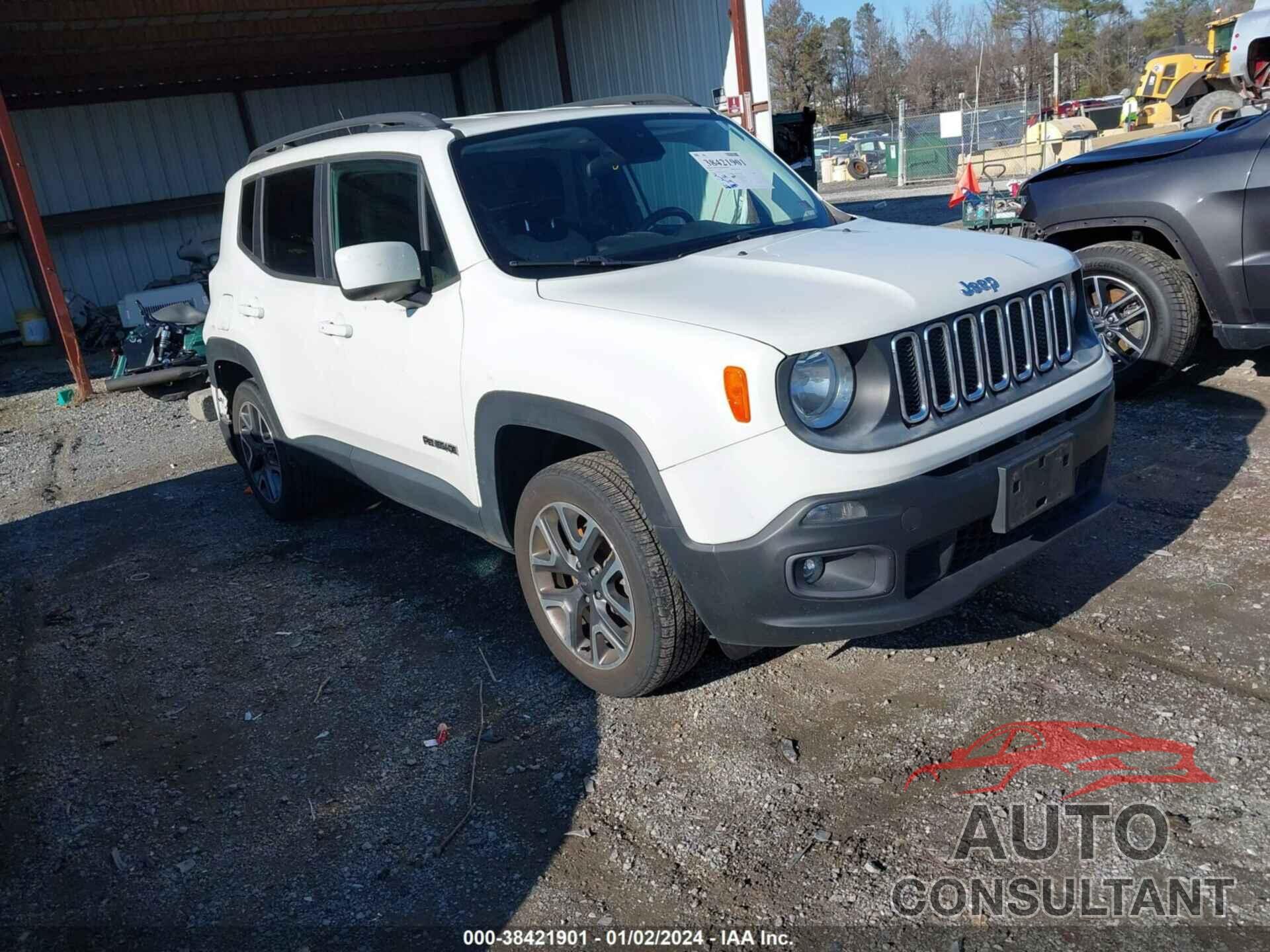 JEEP RENEGADE 2016 - ZACCJBBT4GPD08239