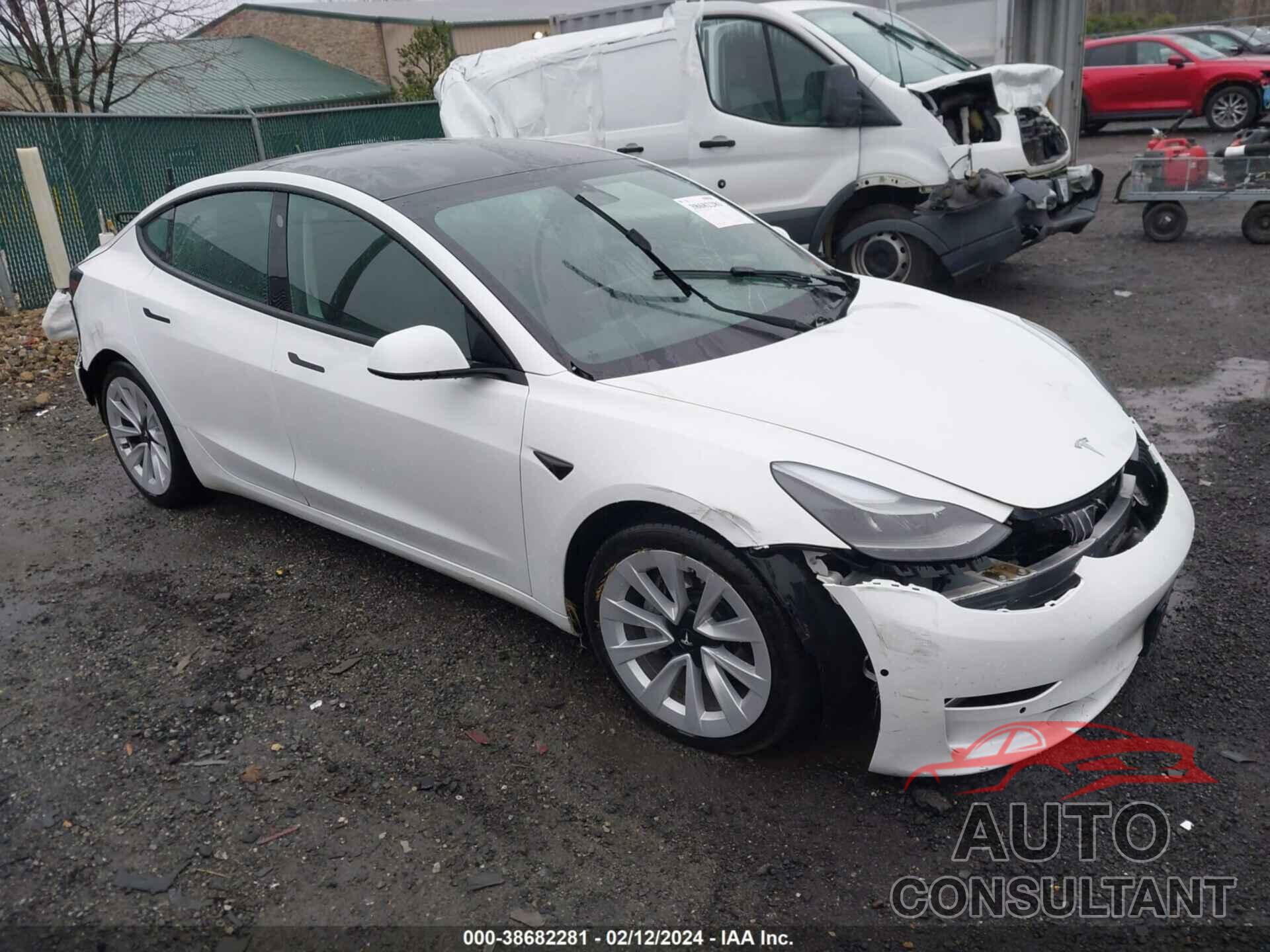 TESLA MODEL 3 2022 - 5YJ3E1EB7NF208724