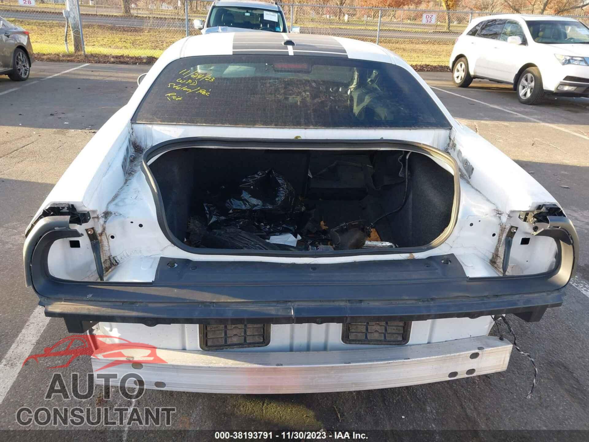 DODGE CHALLENGER 2017 - 2C3CDZAG4HH619309