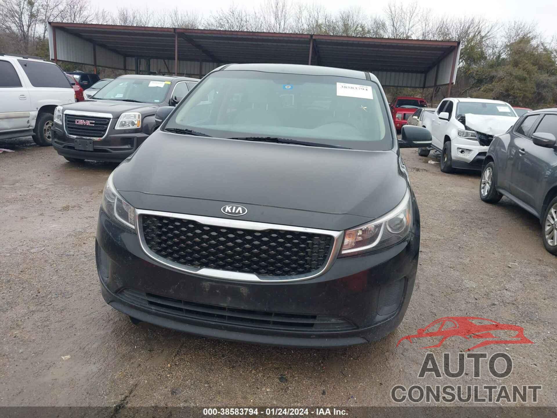 KIA SEDONA 2017 - KNDMB5C16H6217476