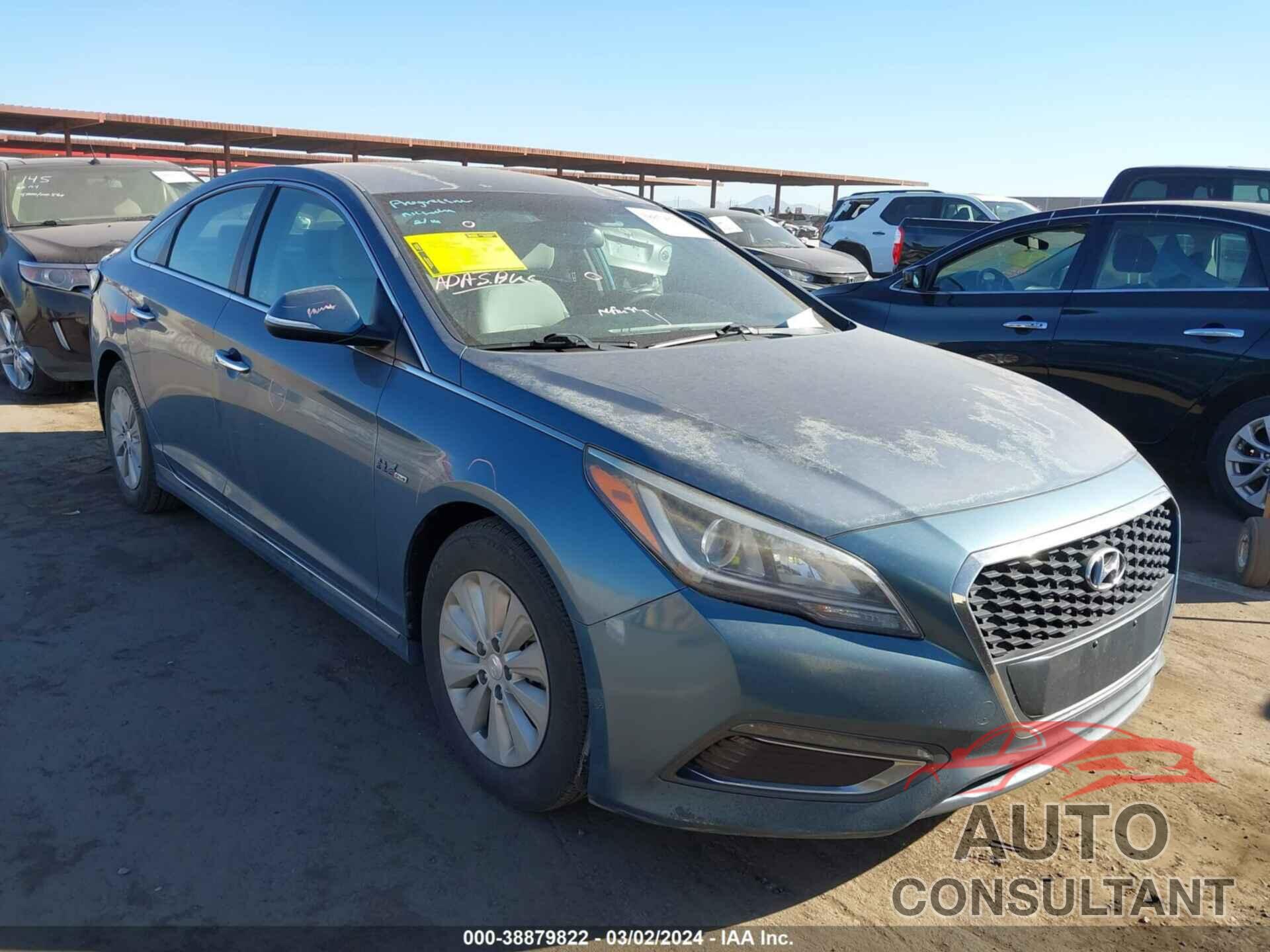 HYUNDAI SONATA HYBRID 2016 - KMHE24L15GA008560