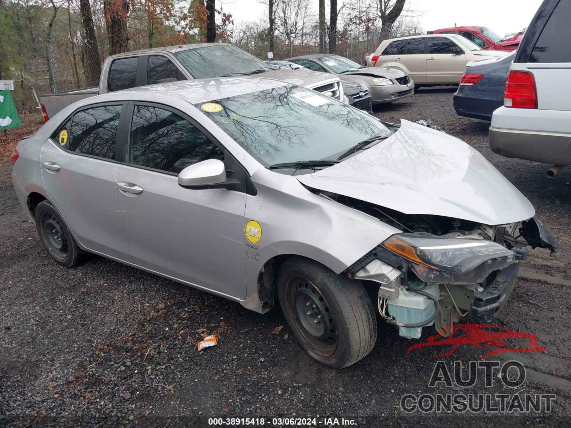 TOYOTA COROLLA 2018 - 5YFBURHE7JP839068