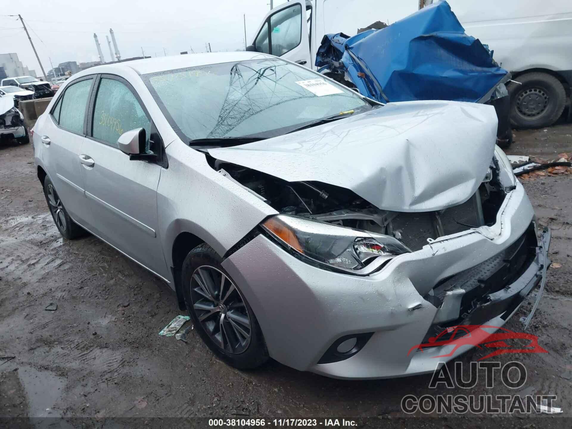 TOYOTA COROLLA 2016 - 5YFBURHE2GP503207