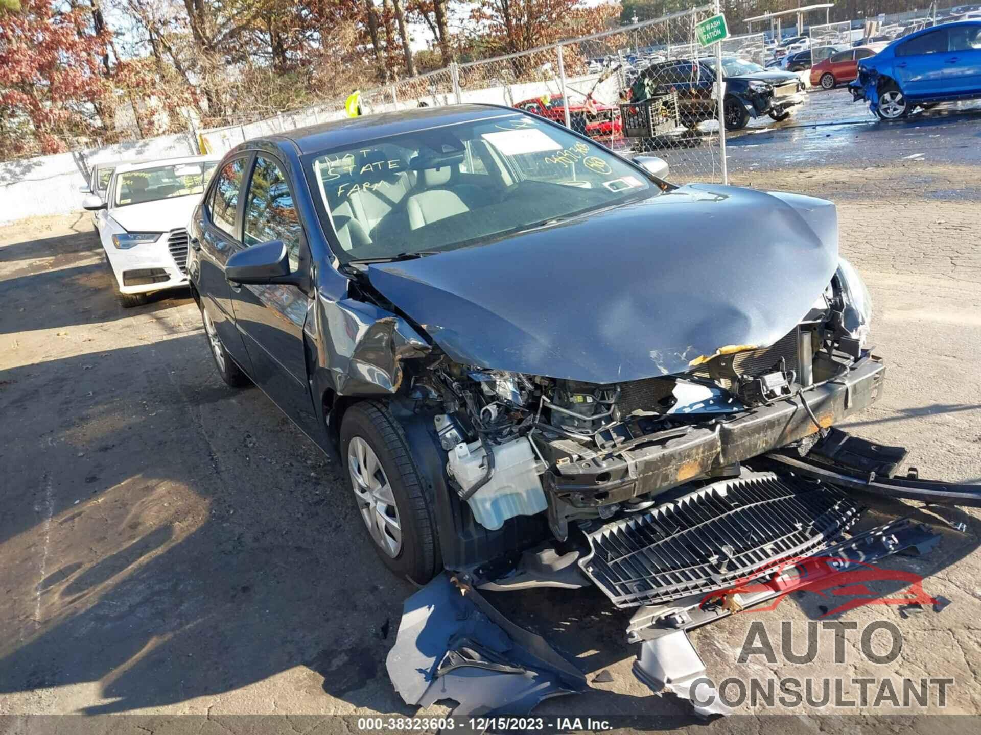 TOYOTA COROLLA 2017 - 2T1BURHE2HC809910