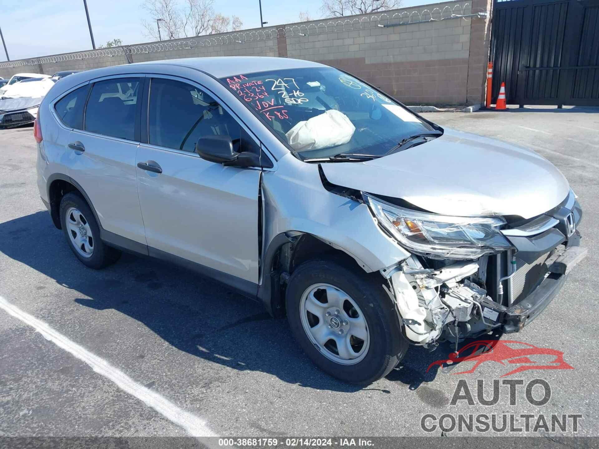 HONDA CR-V 2016 - 3CZRM3H35GG709289