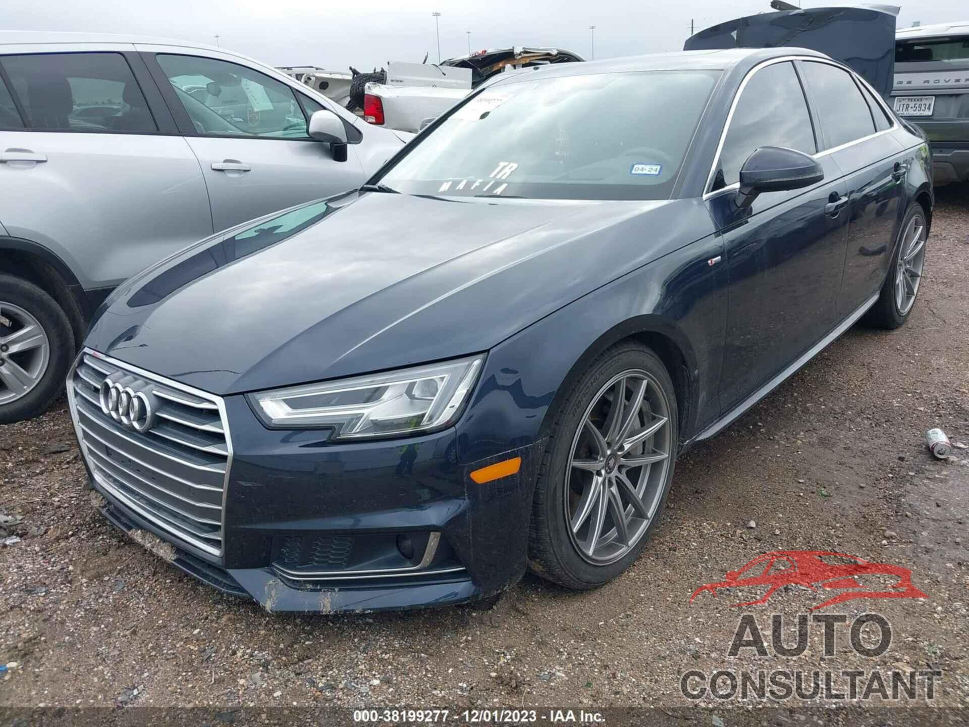 AUDI A4 2017 - WAUFNAF42HN019592