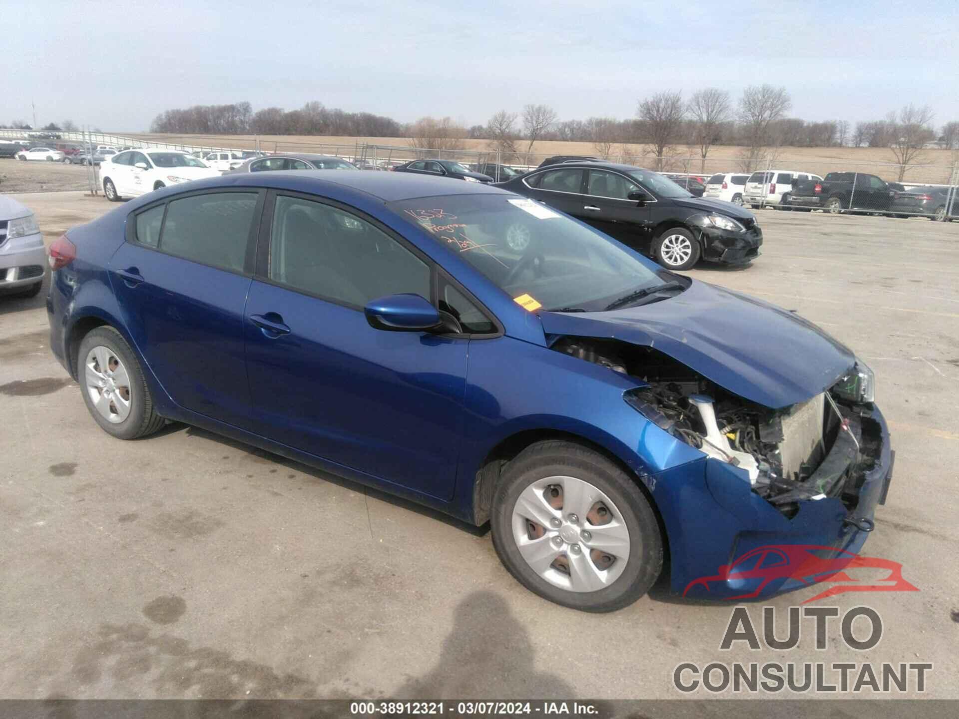 KIA FORTE 2017 - 3KPFL4A7XHE043011