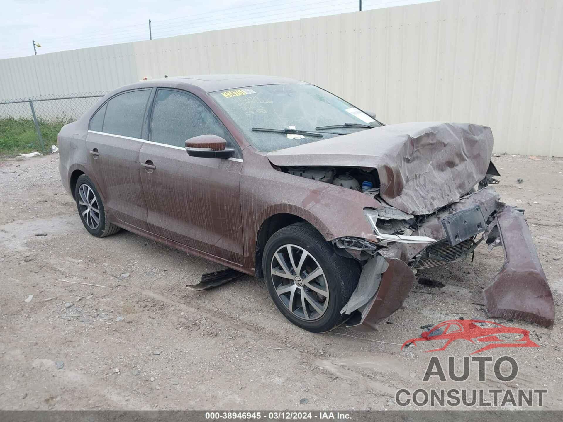 VOLKSWAGEN JETTA 2017 - 3VWDB7AJ1HM291111