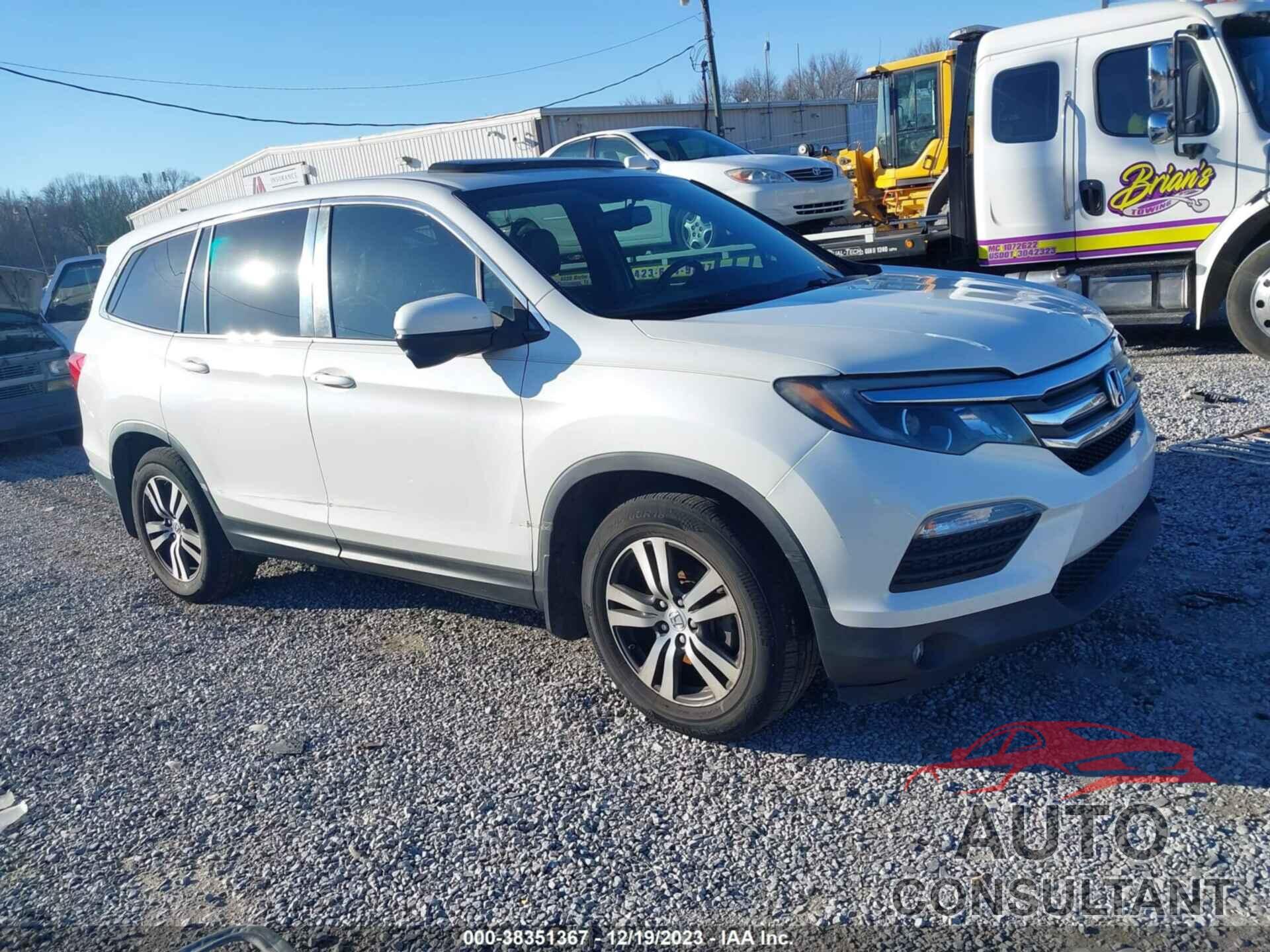 HONDA PILOT 2016 - 5FNYF5H83GB008257