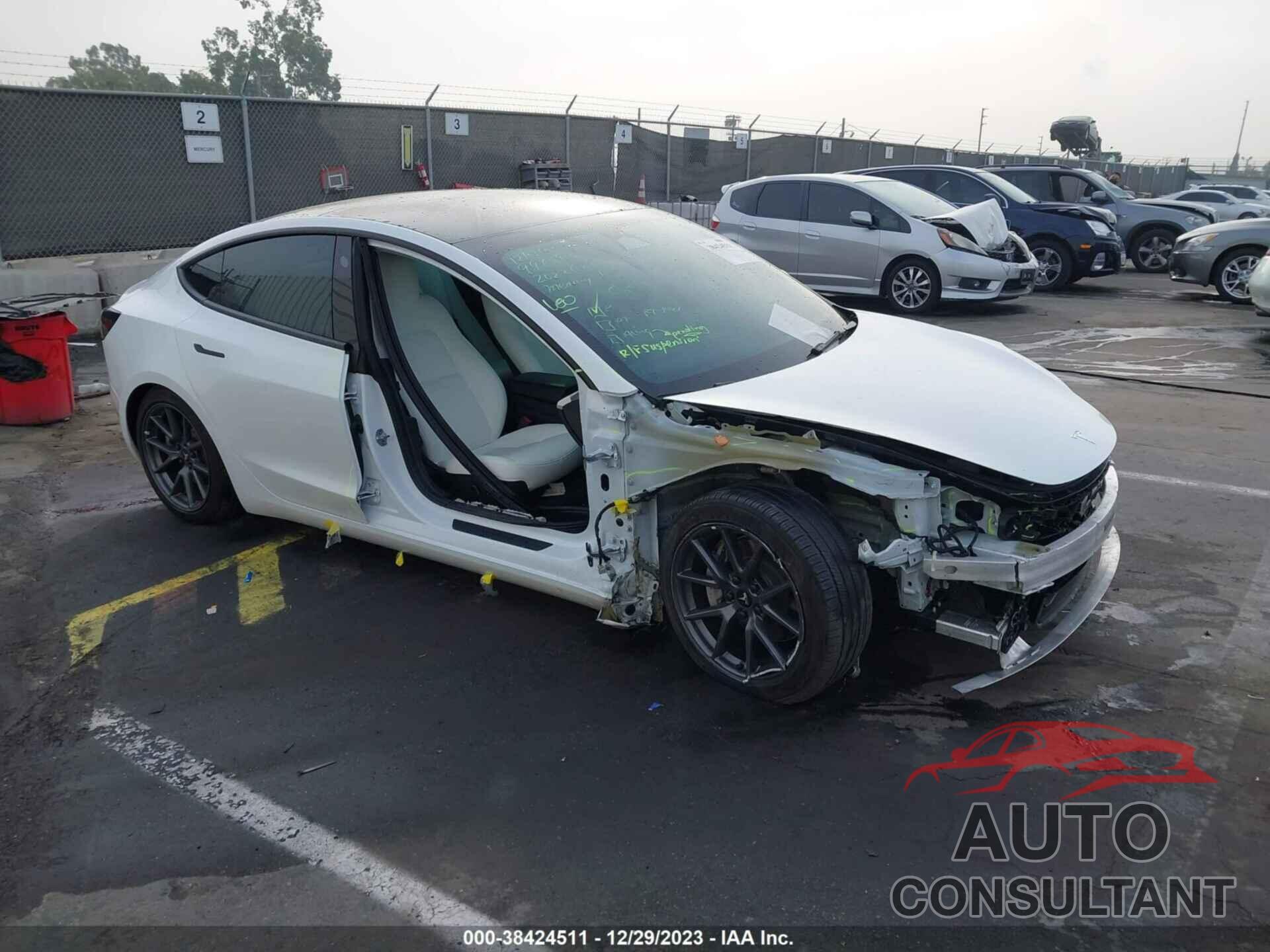 TESLA MODEL 3 2022 - 5YJ3E1EA7NF358968