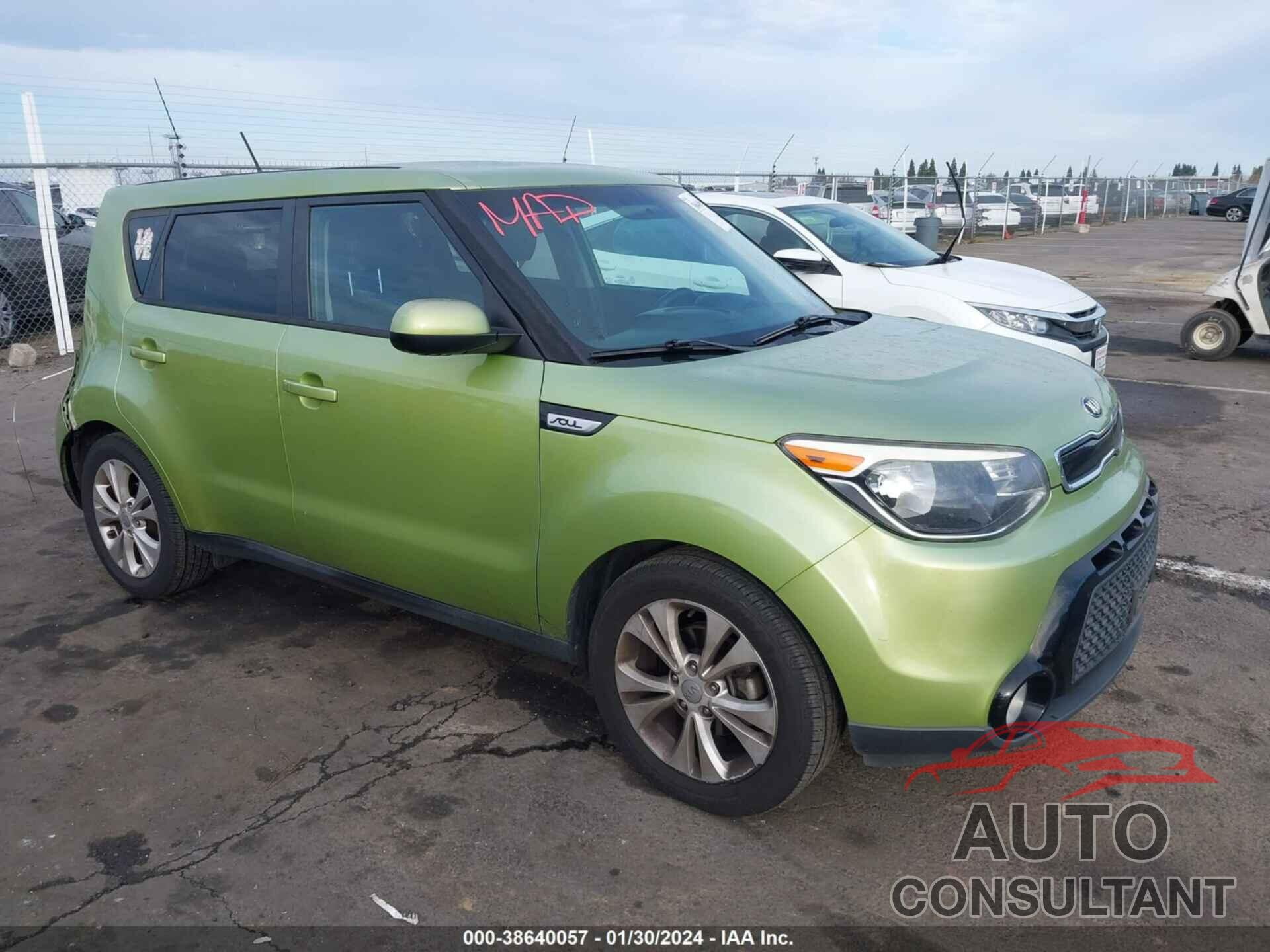 KIA SOUL 2016 - KNDJP3A52G7828709