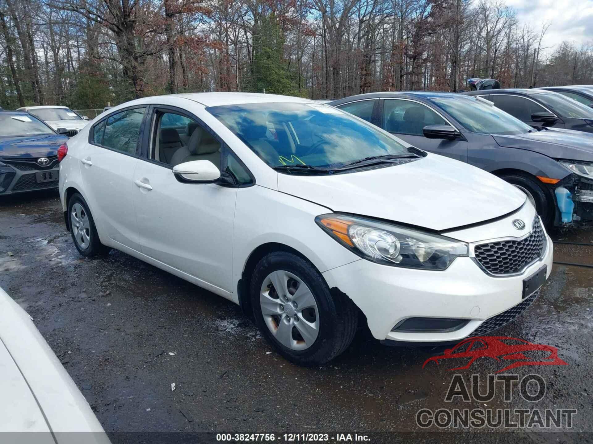 KIA FORTE 2016 - KNAFX4A61G5501540