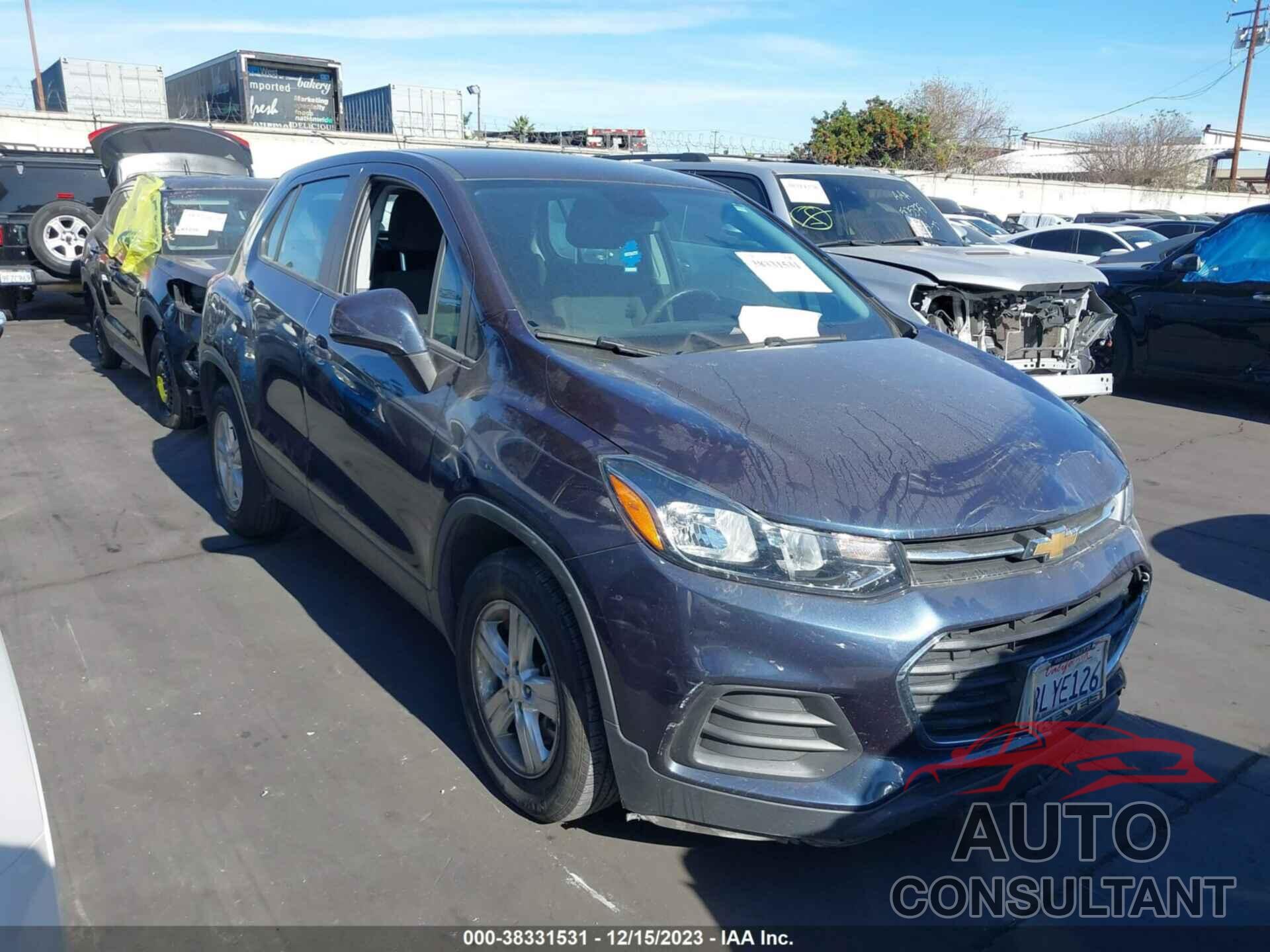 CHEVROLET TRAX 2019 - 3GNCJKSB3KL324464