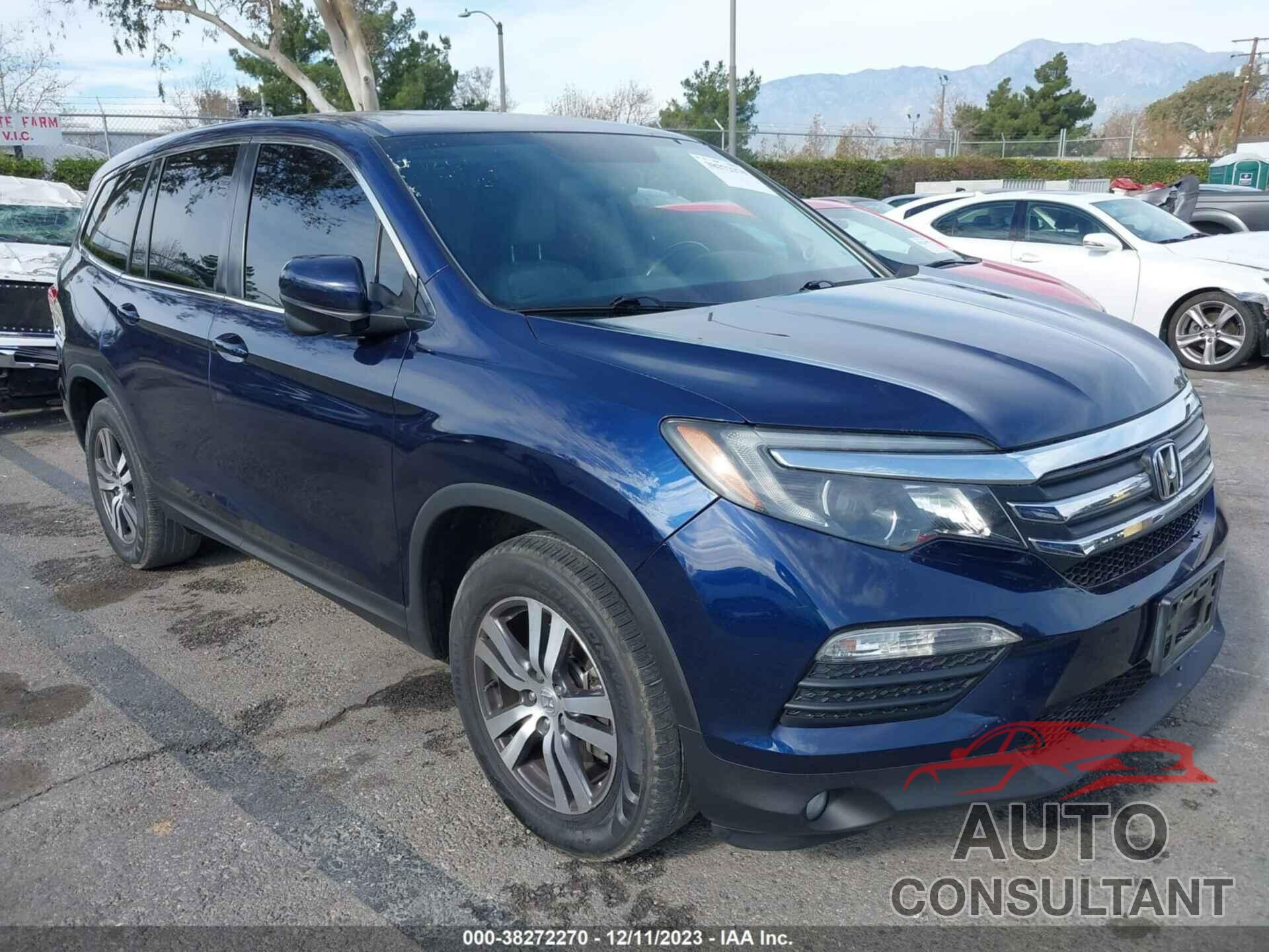 HONDA PILOT 2017 - 5FNYF5H50HB024892