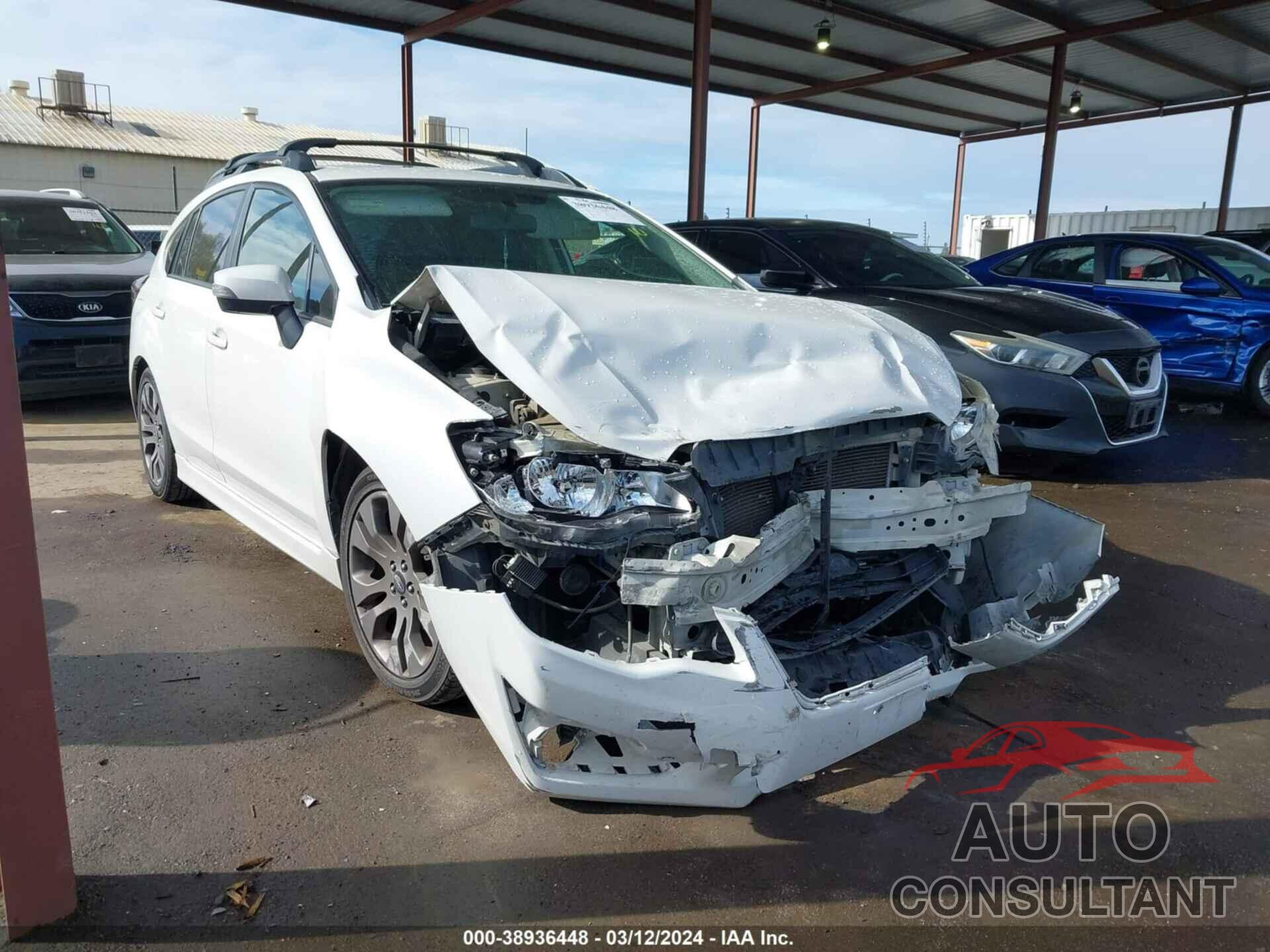 SUBARU IMPREZA 2016 - JF1GPAP64G8320823