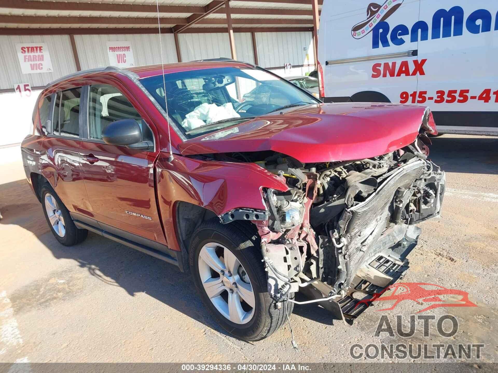 JEEP COMPASS 2016 - 1C4NJCBAXGD567653