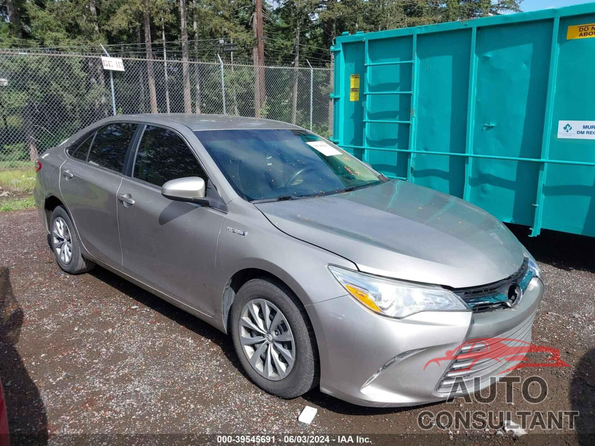 TOYOTA CAMRY HYBRID 2016 - 4T1BD1FK0GU177013