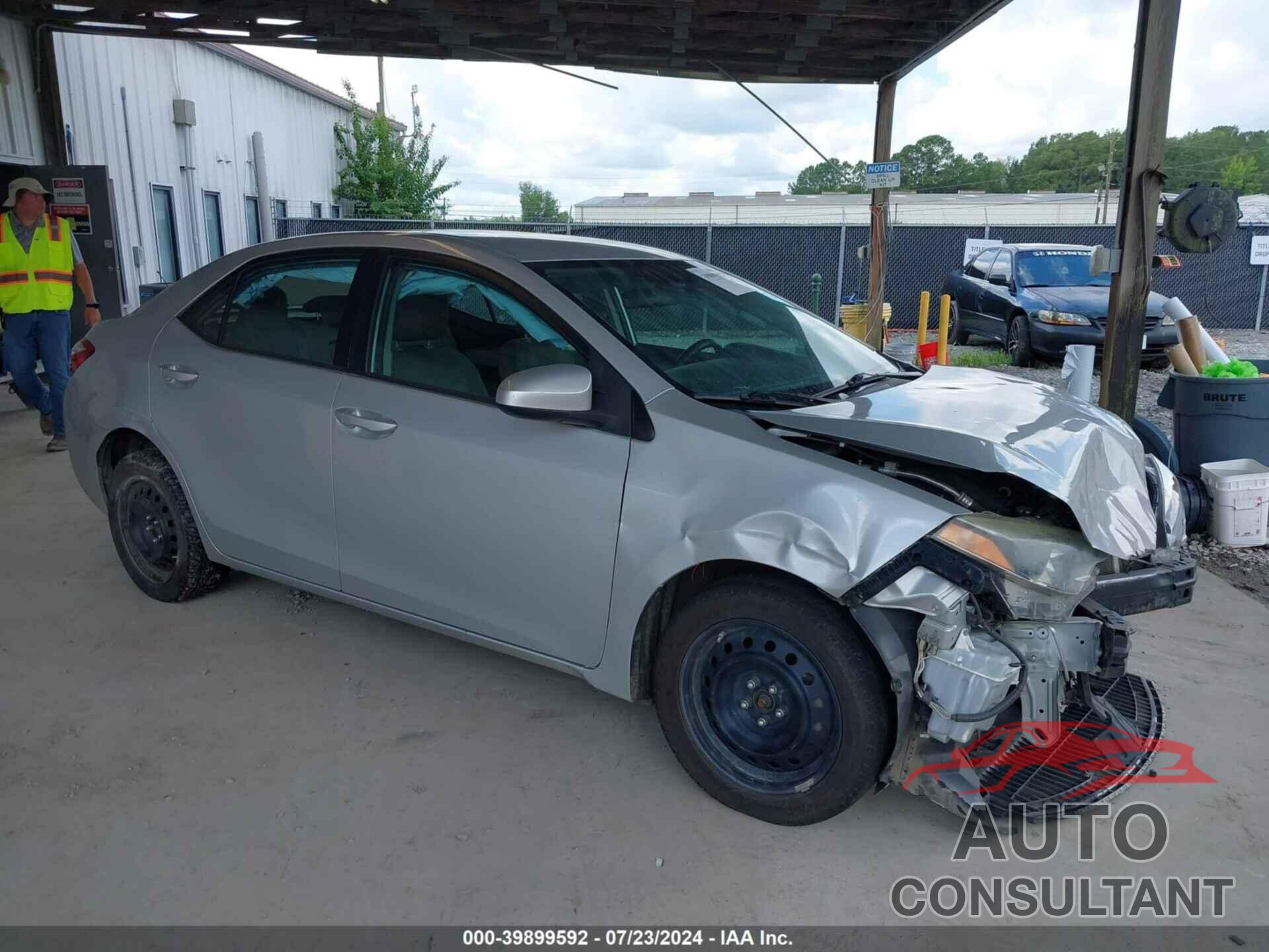 TOYOTA COROLLA 2016 - 2T1BURHE6GC645186