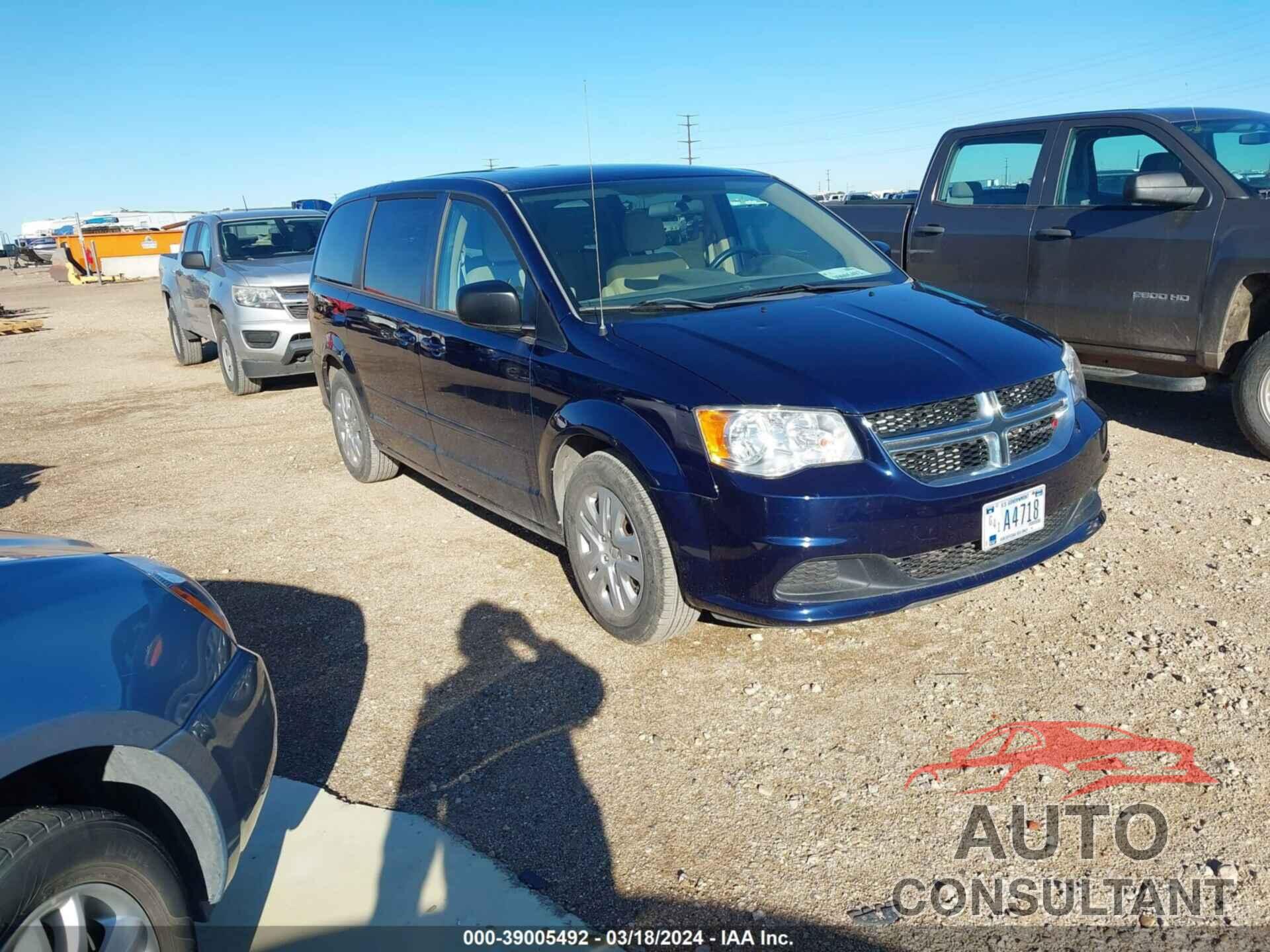 DODGE GRAND CARAVAN 2016 - 2C4RDGBG3GR101709