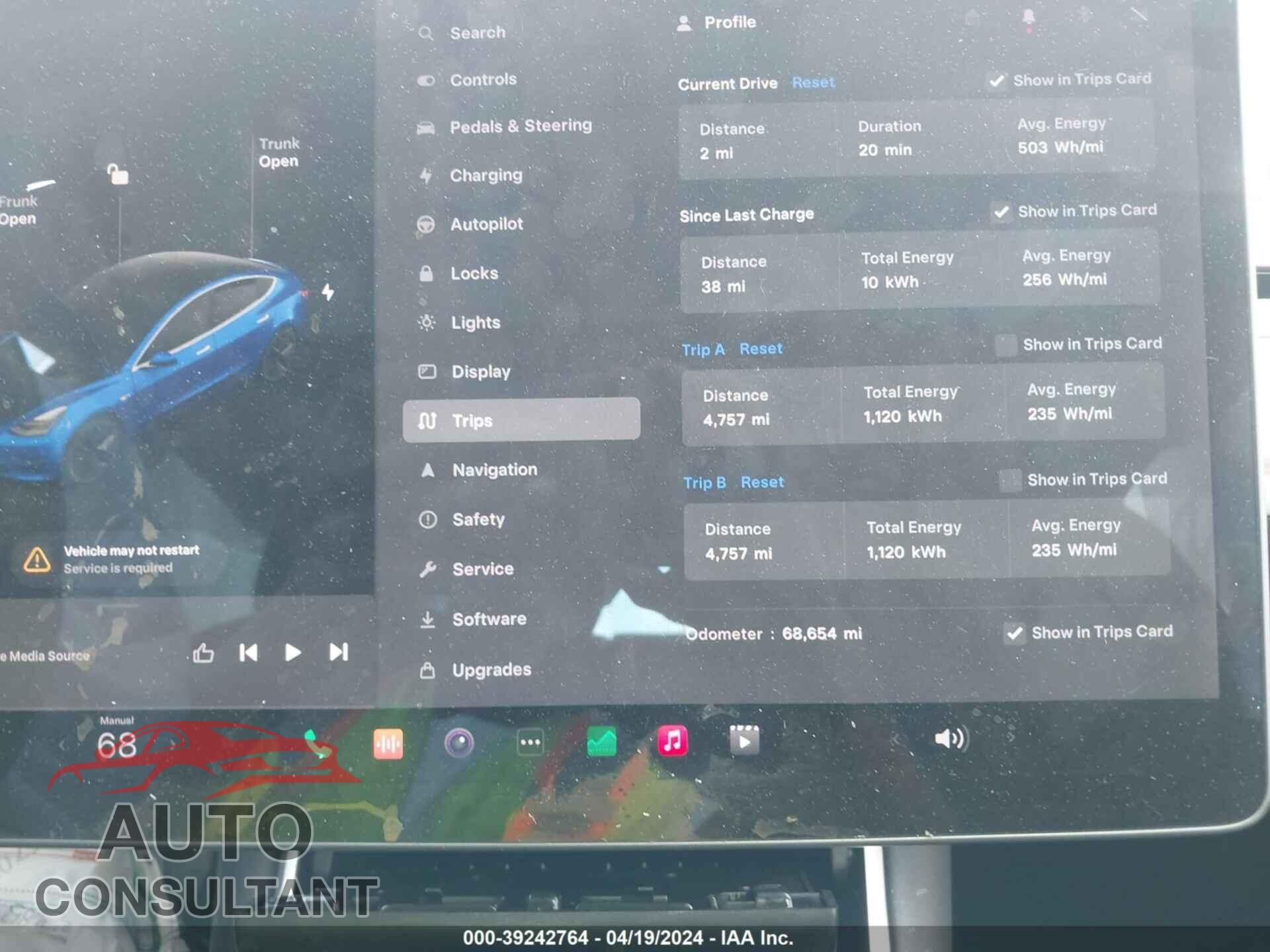 TESLA MODEL 3 2018 - 5YJ3E1EA1JF160171