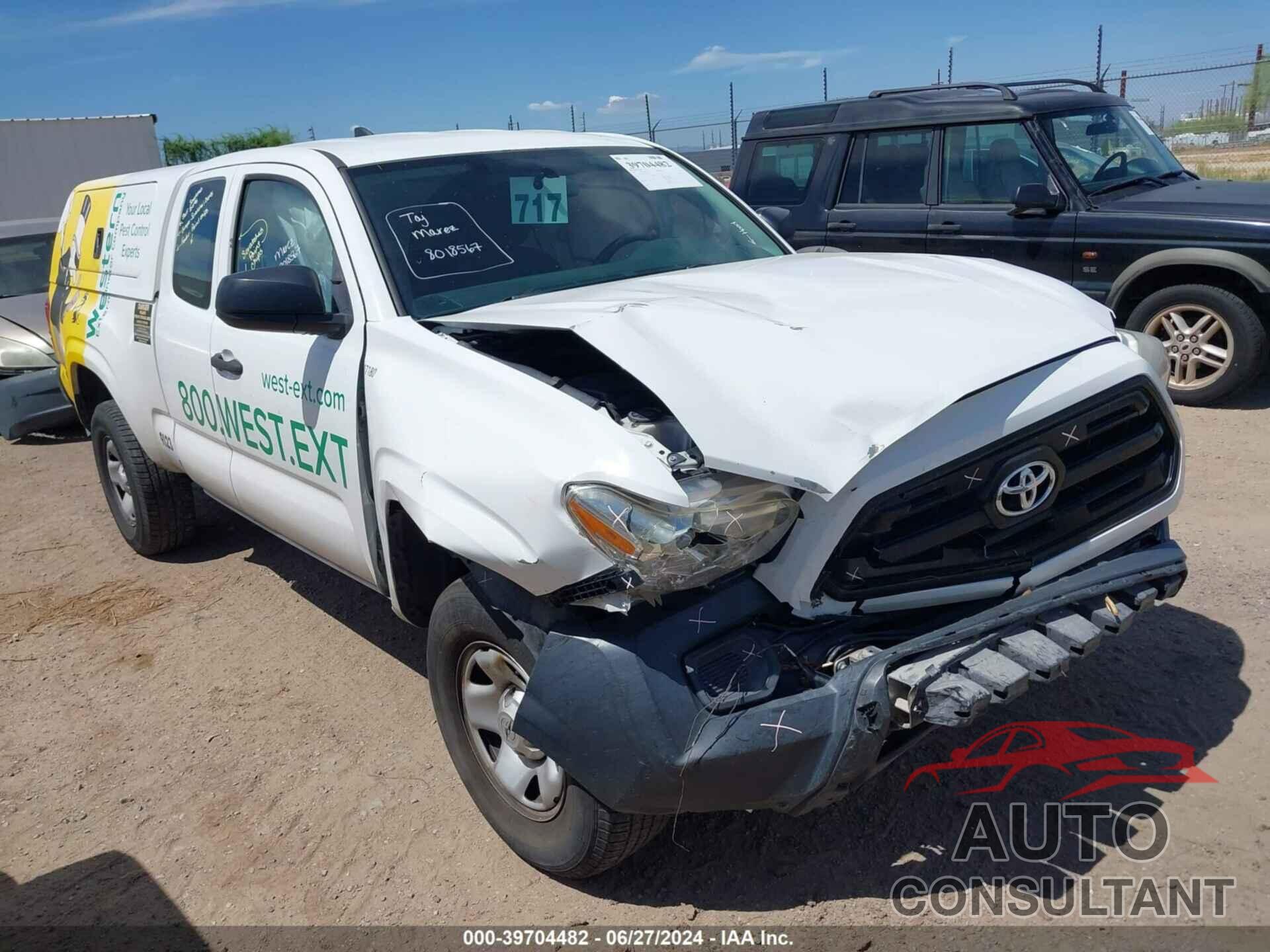 TOYOTA TACOMA 2017 - 5TFRX5GN5HX085325