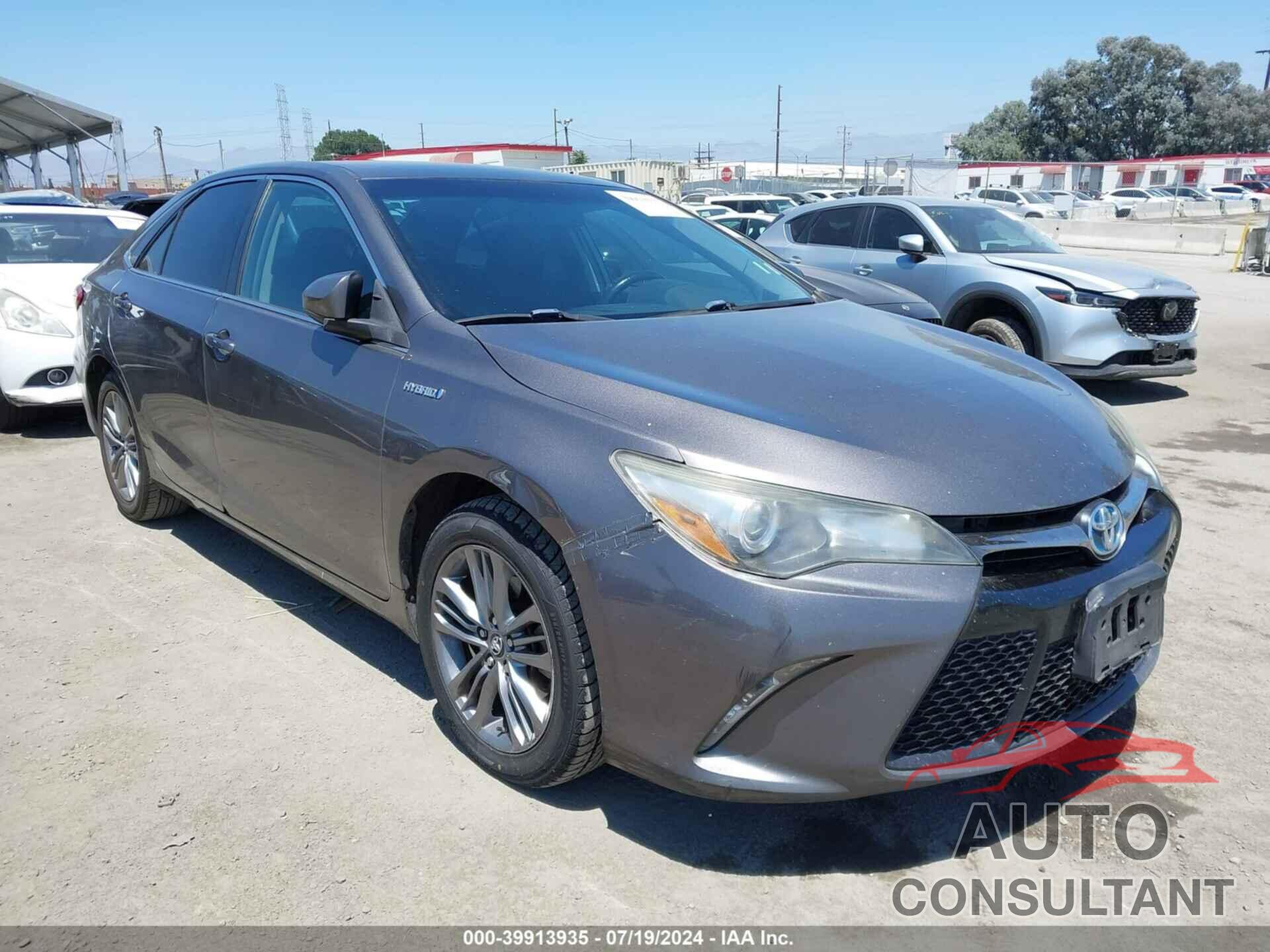 TOYOTA CAMRY HYBRID 2017 - 4T1BD1FK7HU208016