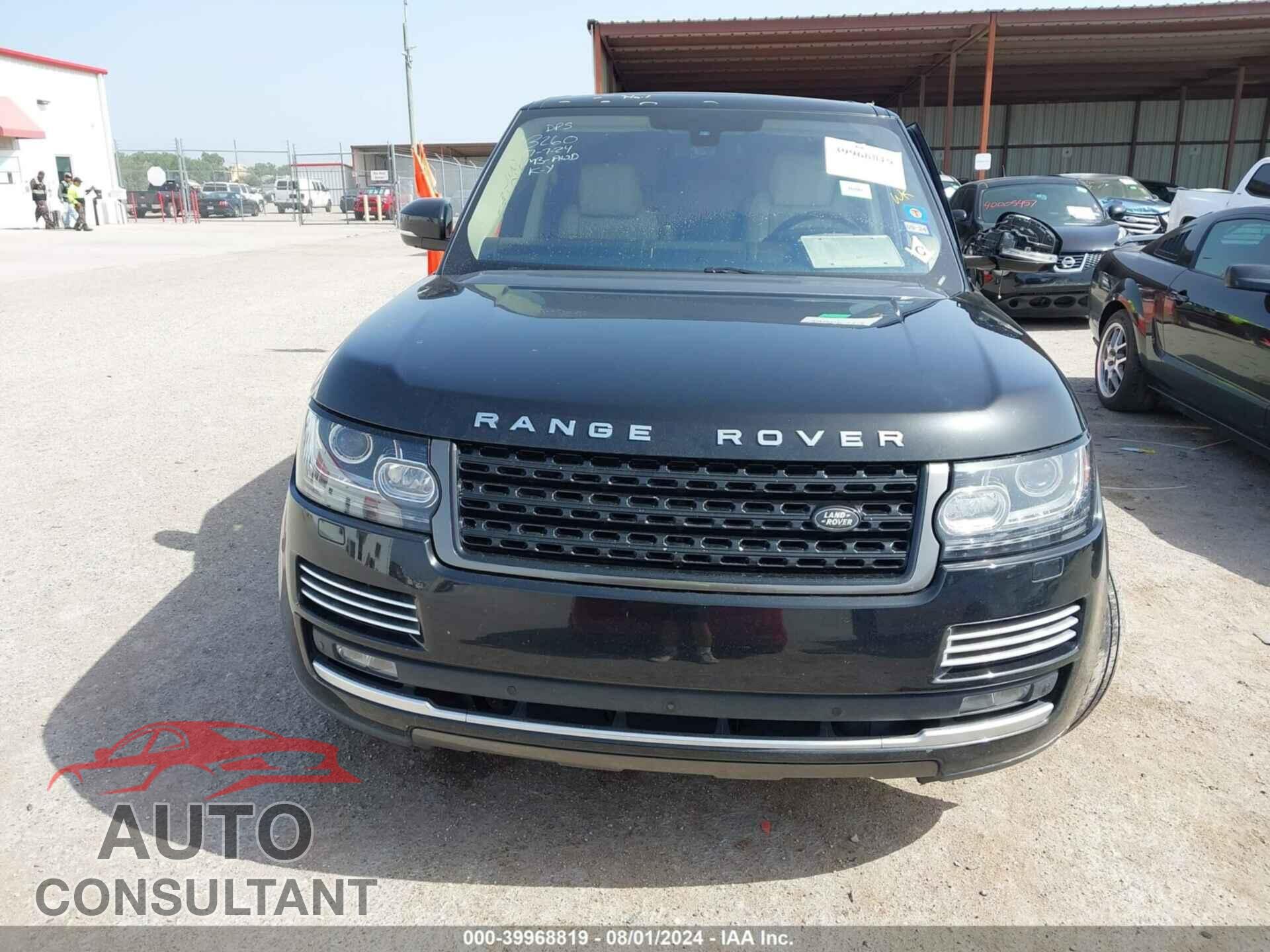 LAND ROVER RANGE ROVER 2016 - SALGV3EF6GA313260