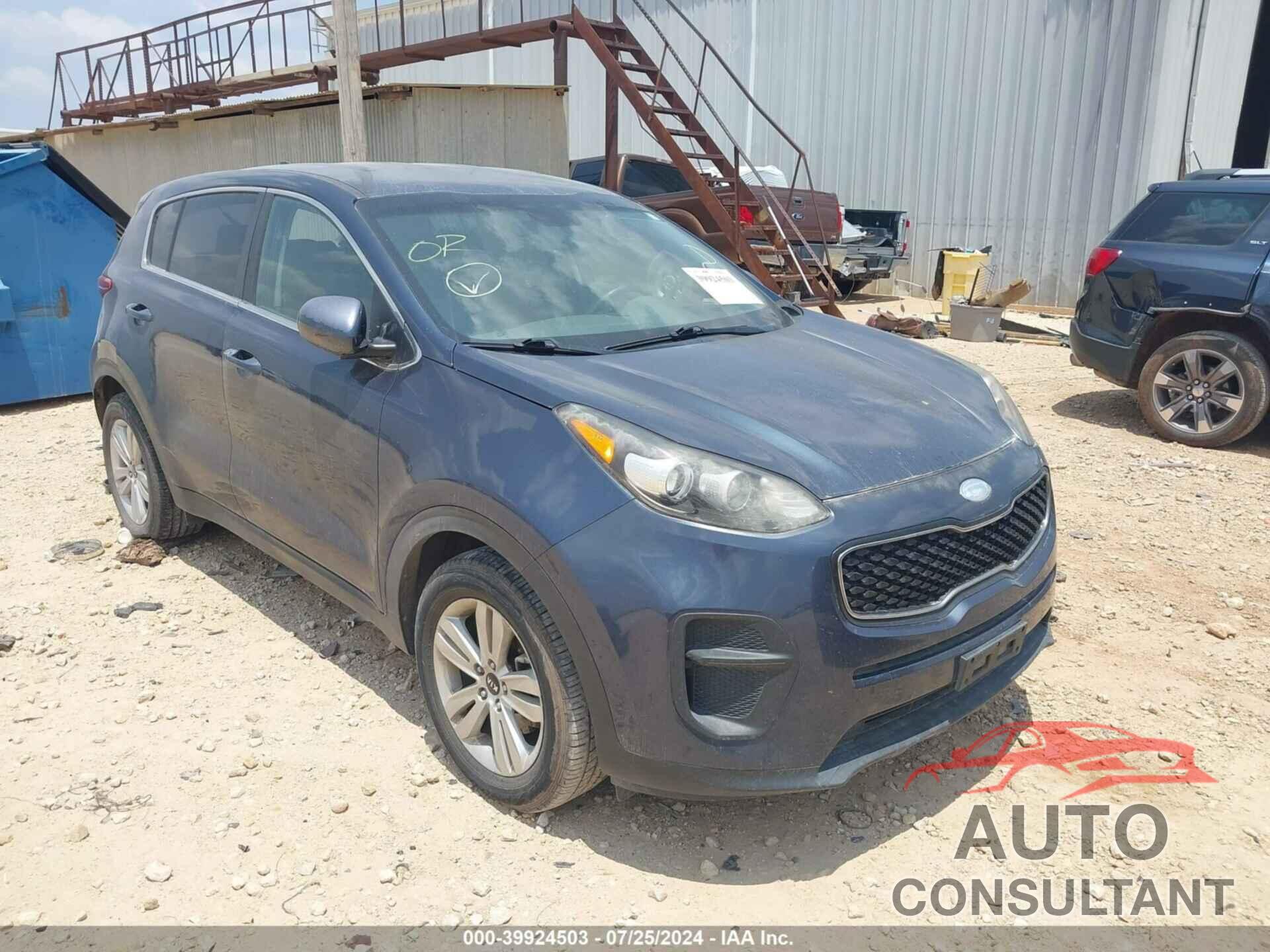 KIA SPORTAGE 2017 - KNDPM3AC3H7227571