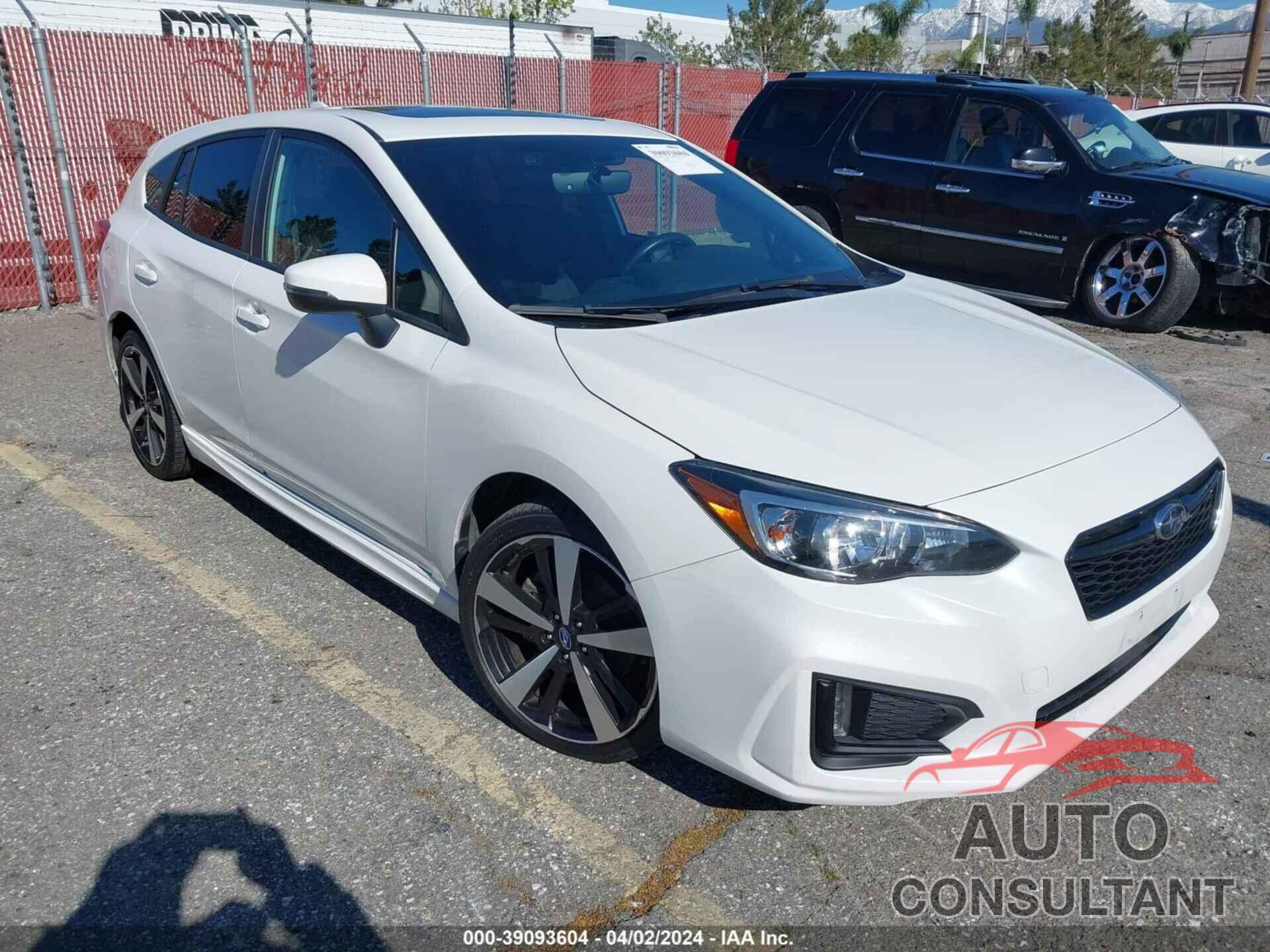 SUBARU IMPREZA 2019 - 4S3GTAM68K3746501