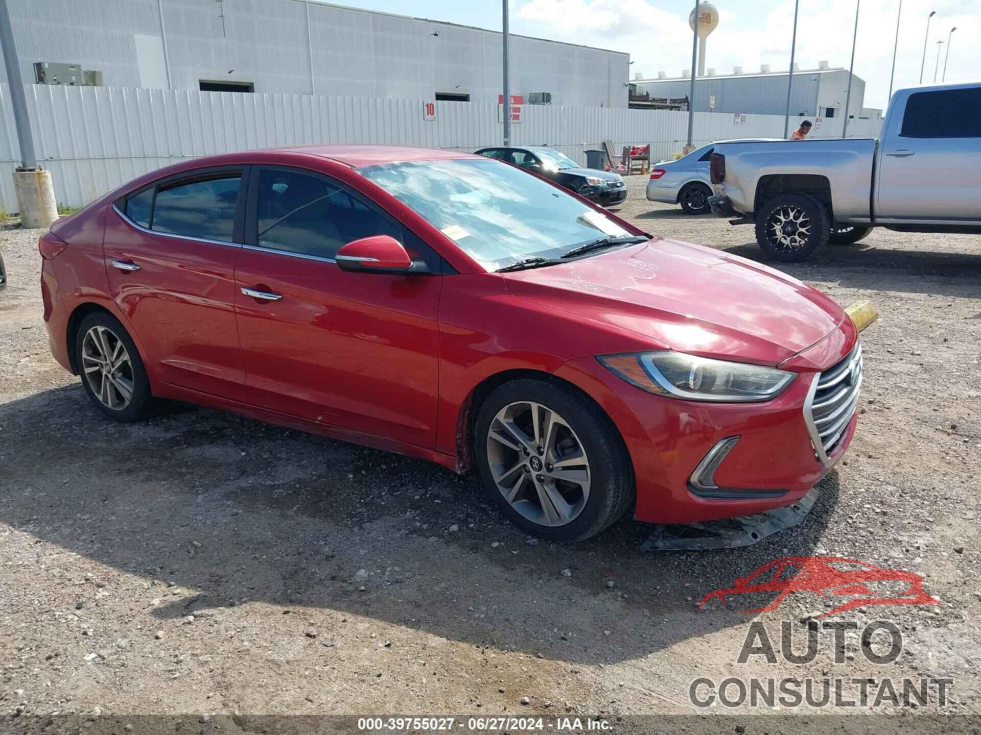 HYUNDAI ELANTRA 2017 - 5NPD84LF3HH015382