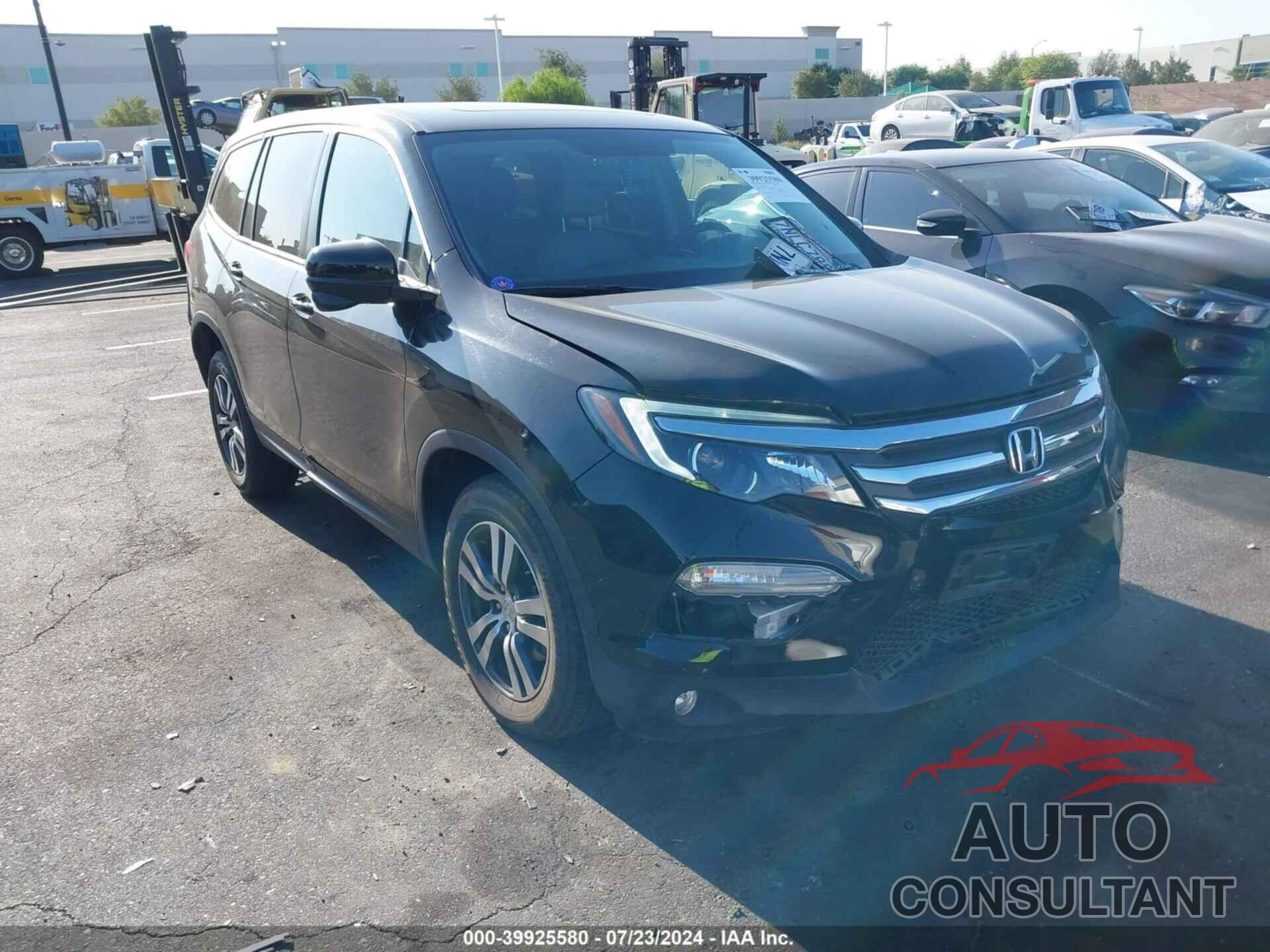 HONDA PILOT 2016 - 5FNYF5H70GB011981