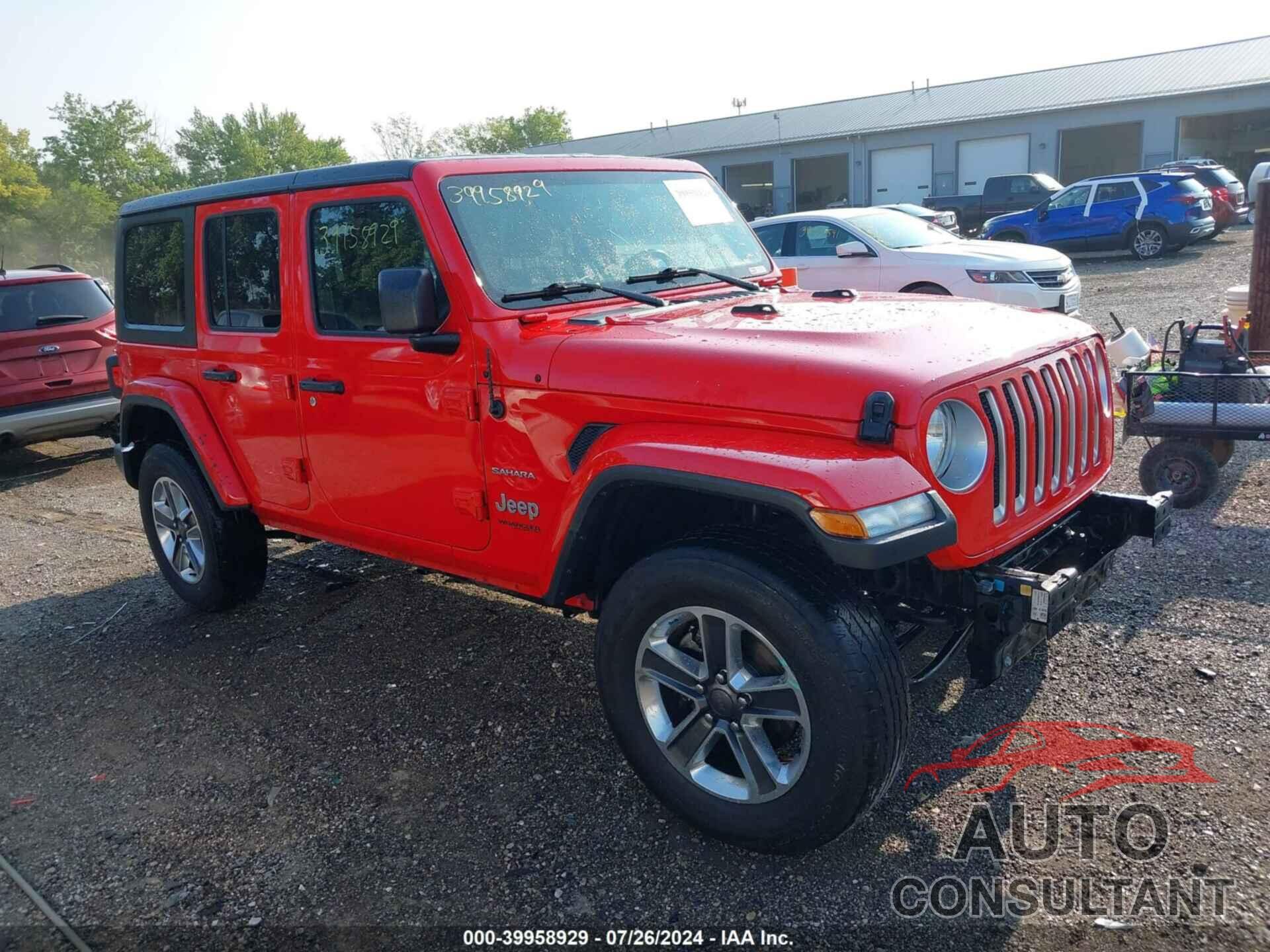 JEEP WRANGLER UNLIMITED 2018 - 1C4HJXEG6JW155276