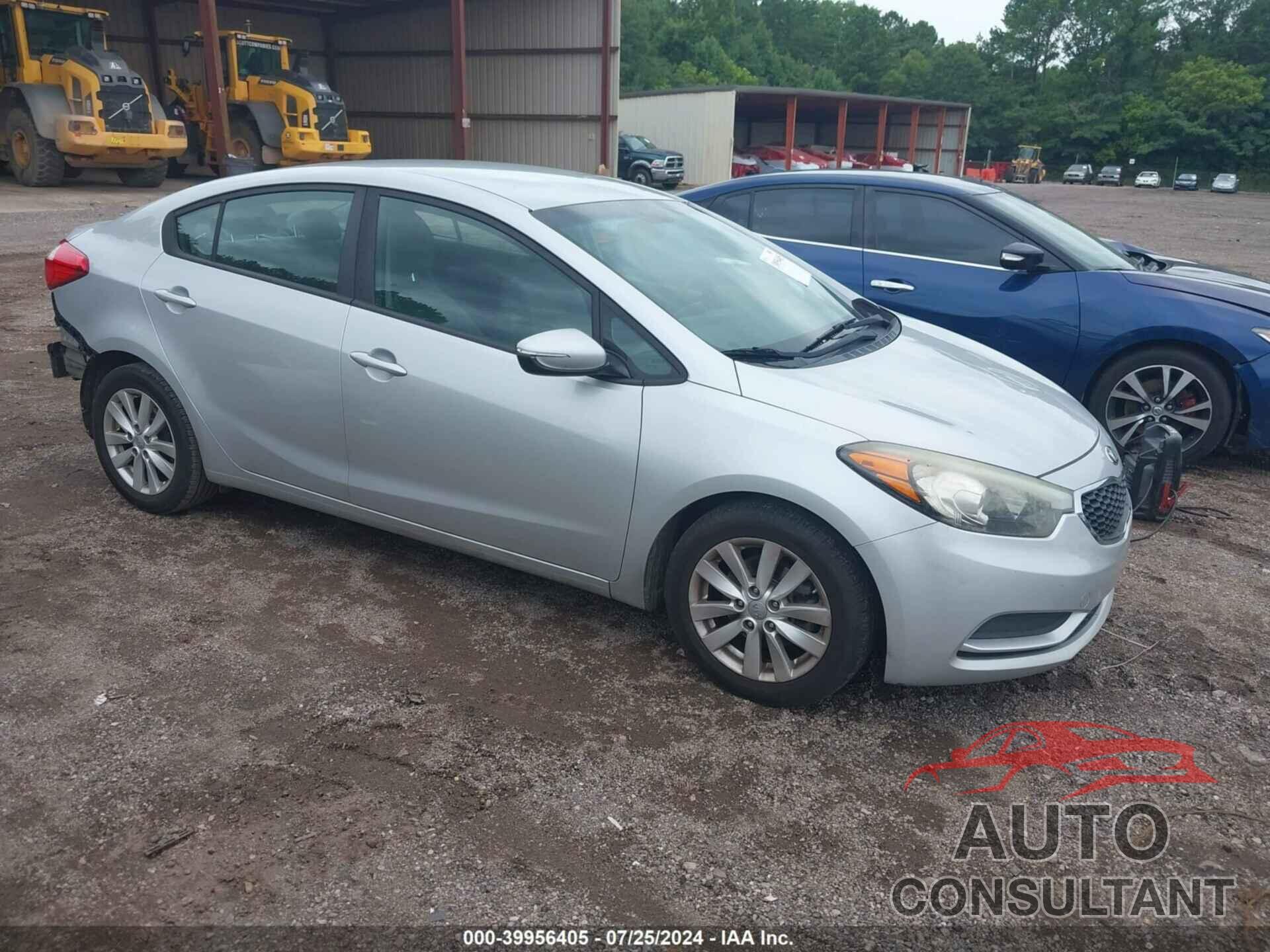 KIA FORTE 2016 - KNAFX4A65G5580078