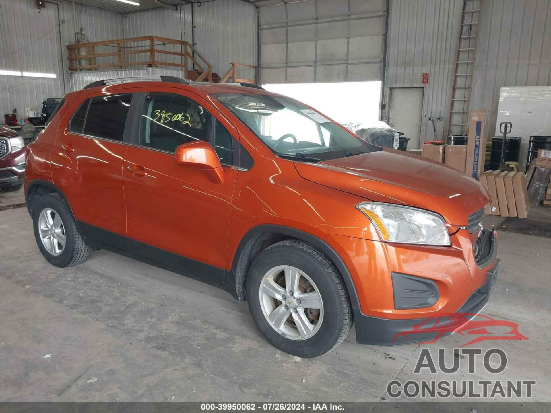 CHEVROLET TRAX 2016 - KL7CJLSB5GB660542