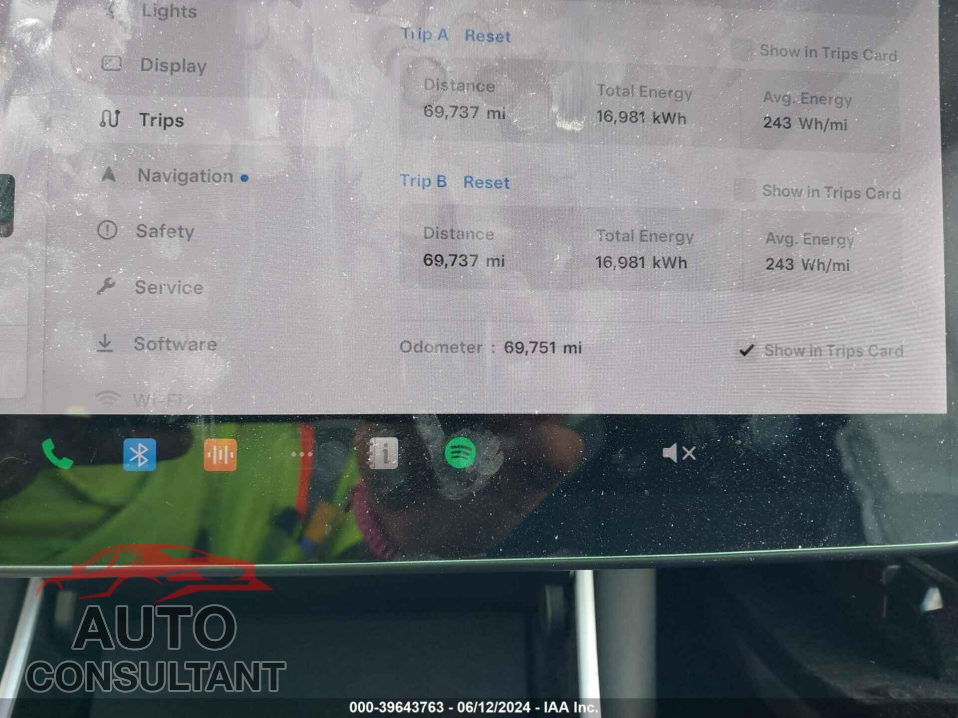 TESLA MODEL 3 2019 - 5YJ3E1EA4KF399828